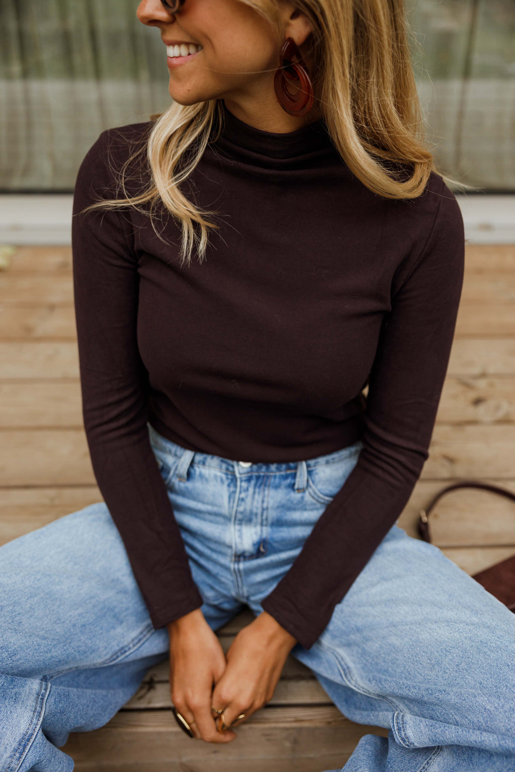 Sous pull Debra - aubergine