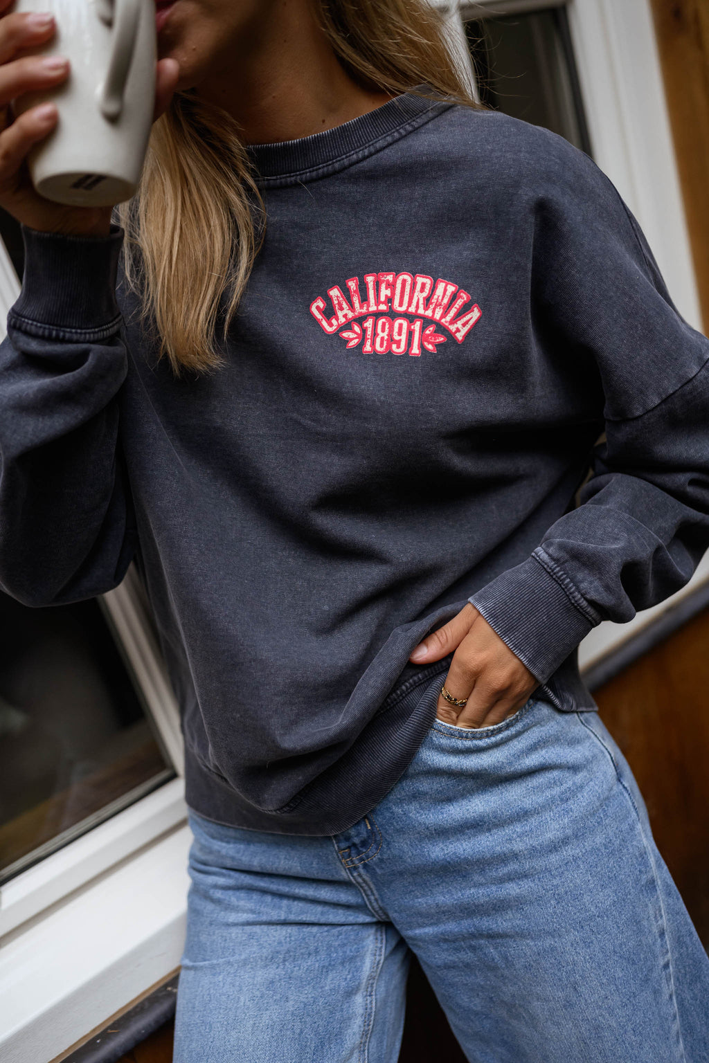 Sweat California - gris
