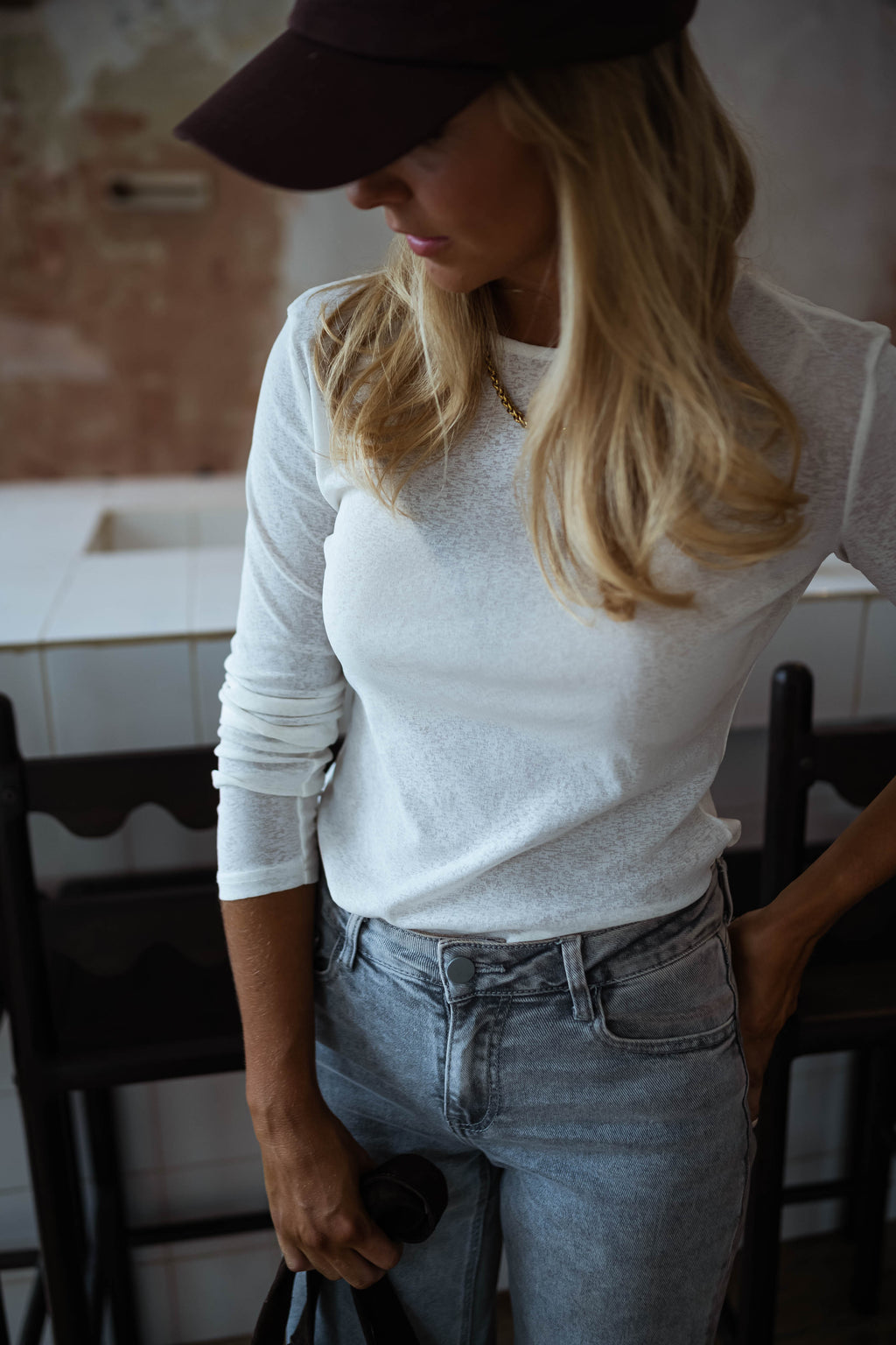 T-shirt Anne - écru