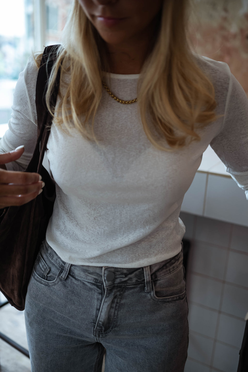 T-shirt Anne - écru