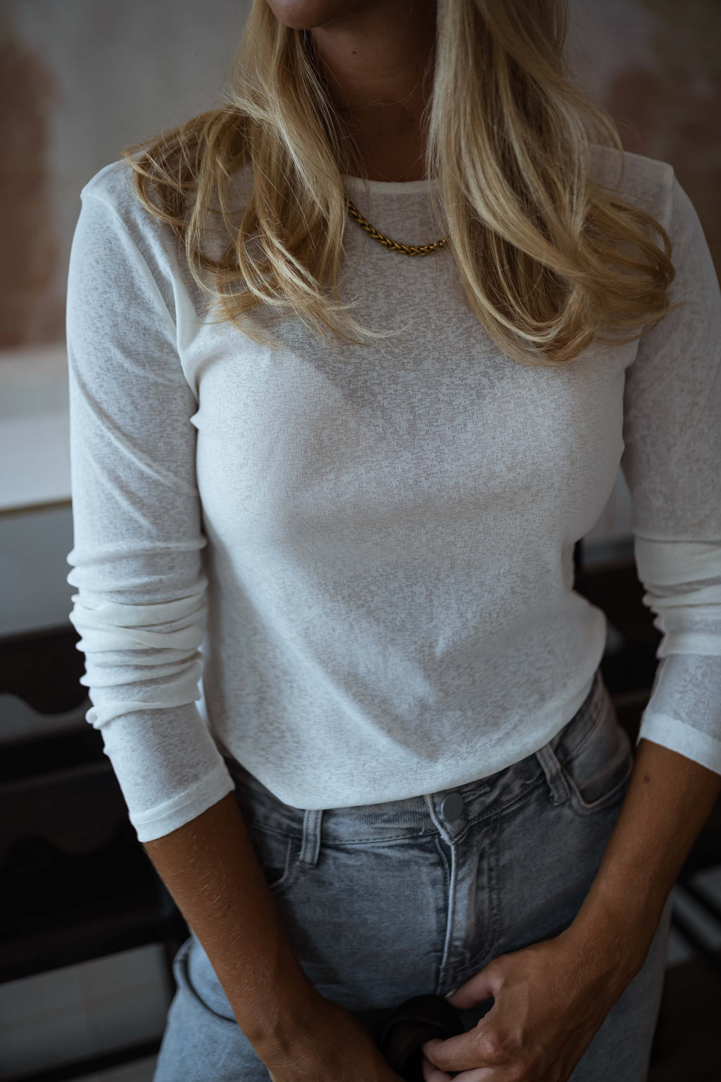 T-shirt Anne - écru