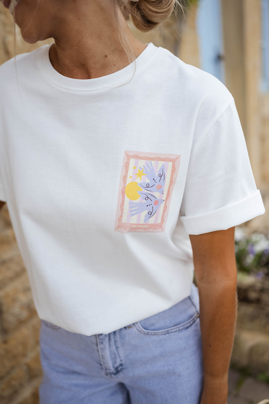 Bird t-shirt - ecru