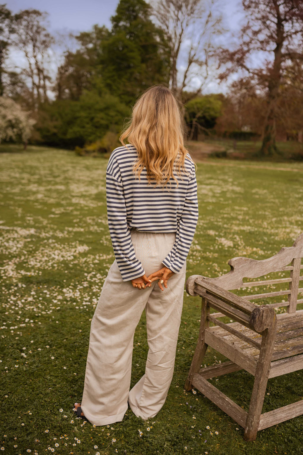 Romuald pants - beige linen