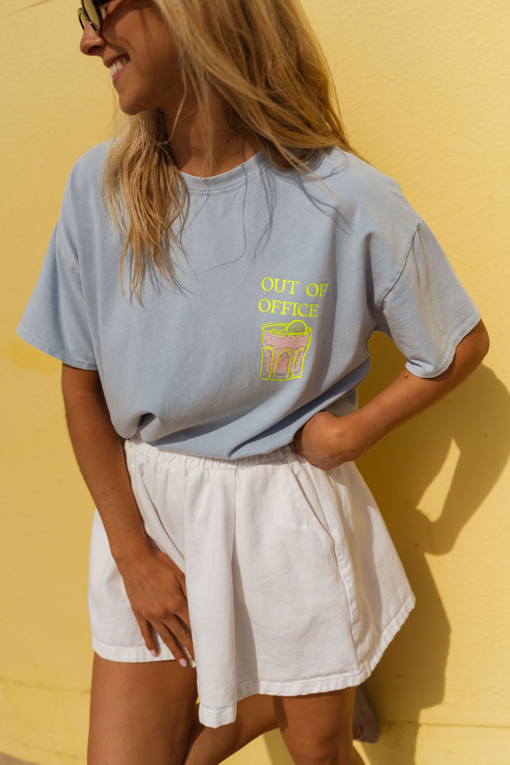T-shirt Office - bleu