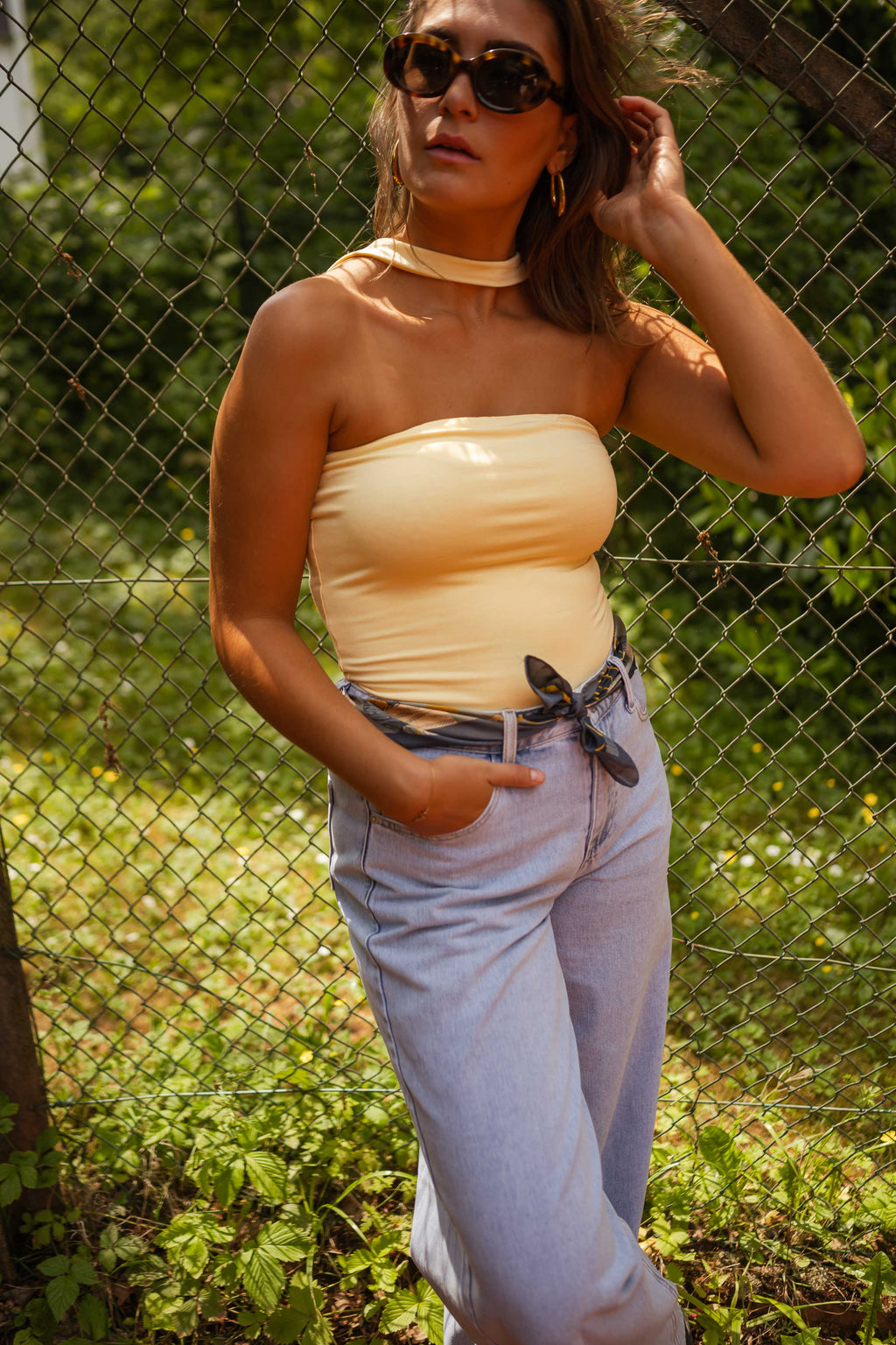 Top Calie - jaune