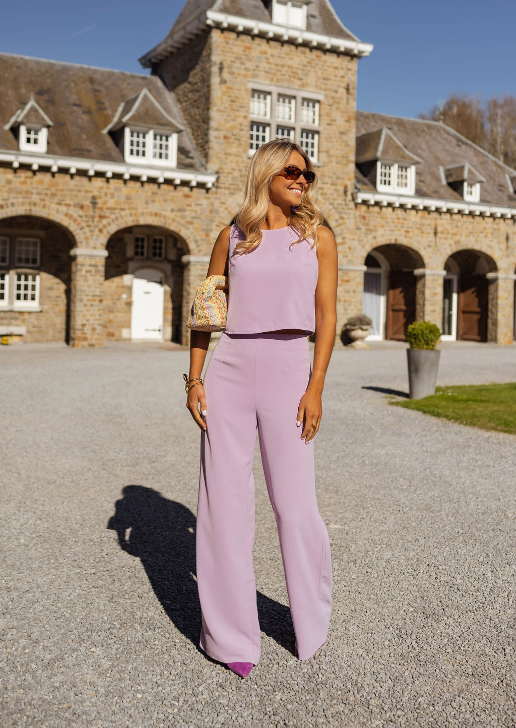 Top Helga - lilas