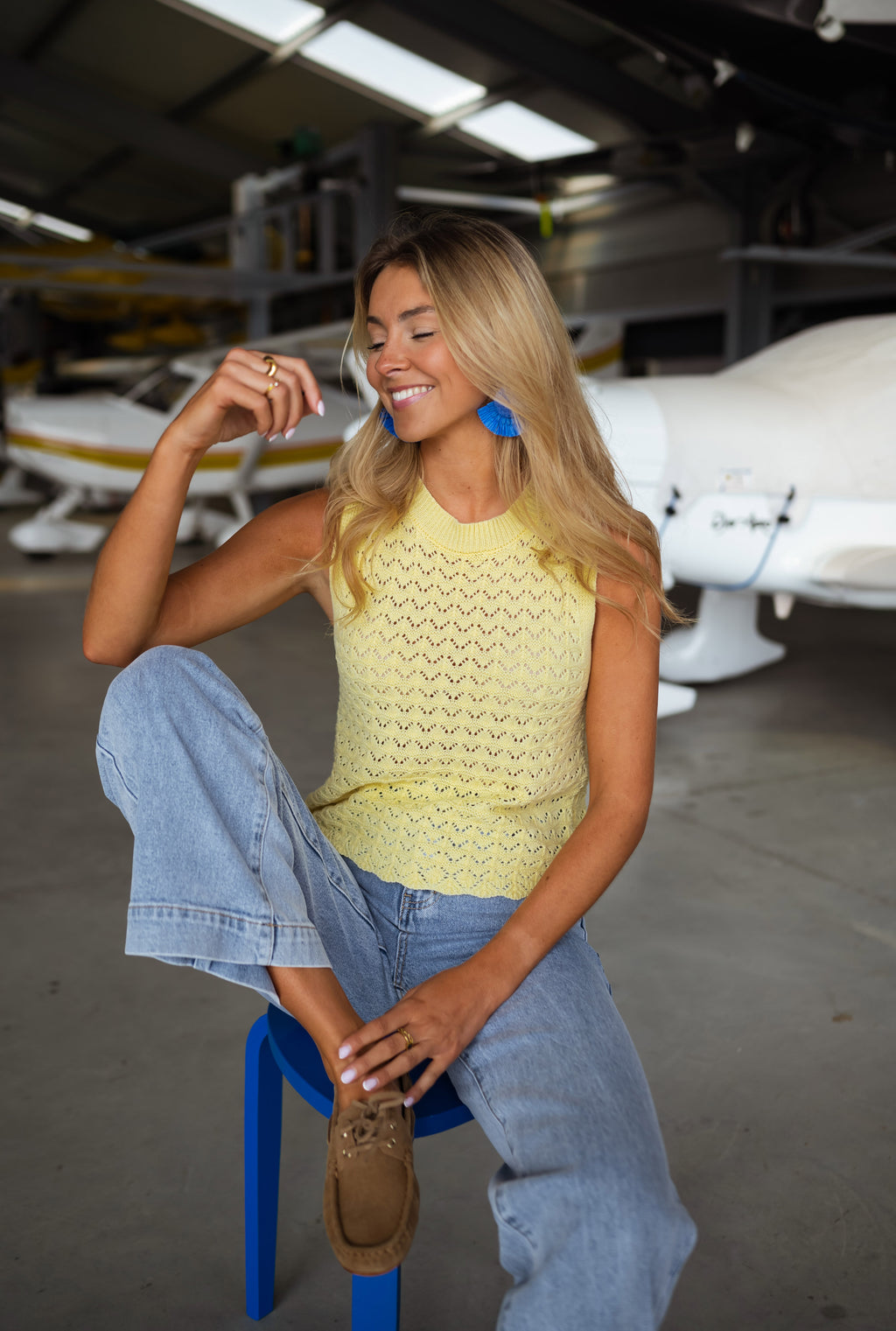 Top Sely - jaune
