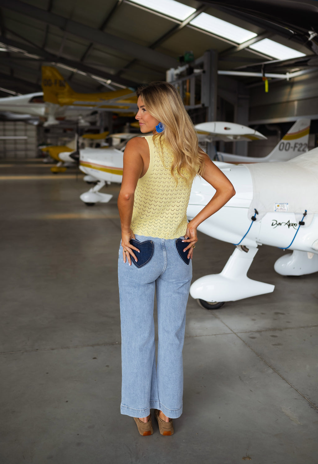 Top Sely - jaune