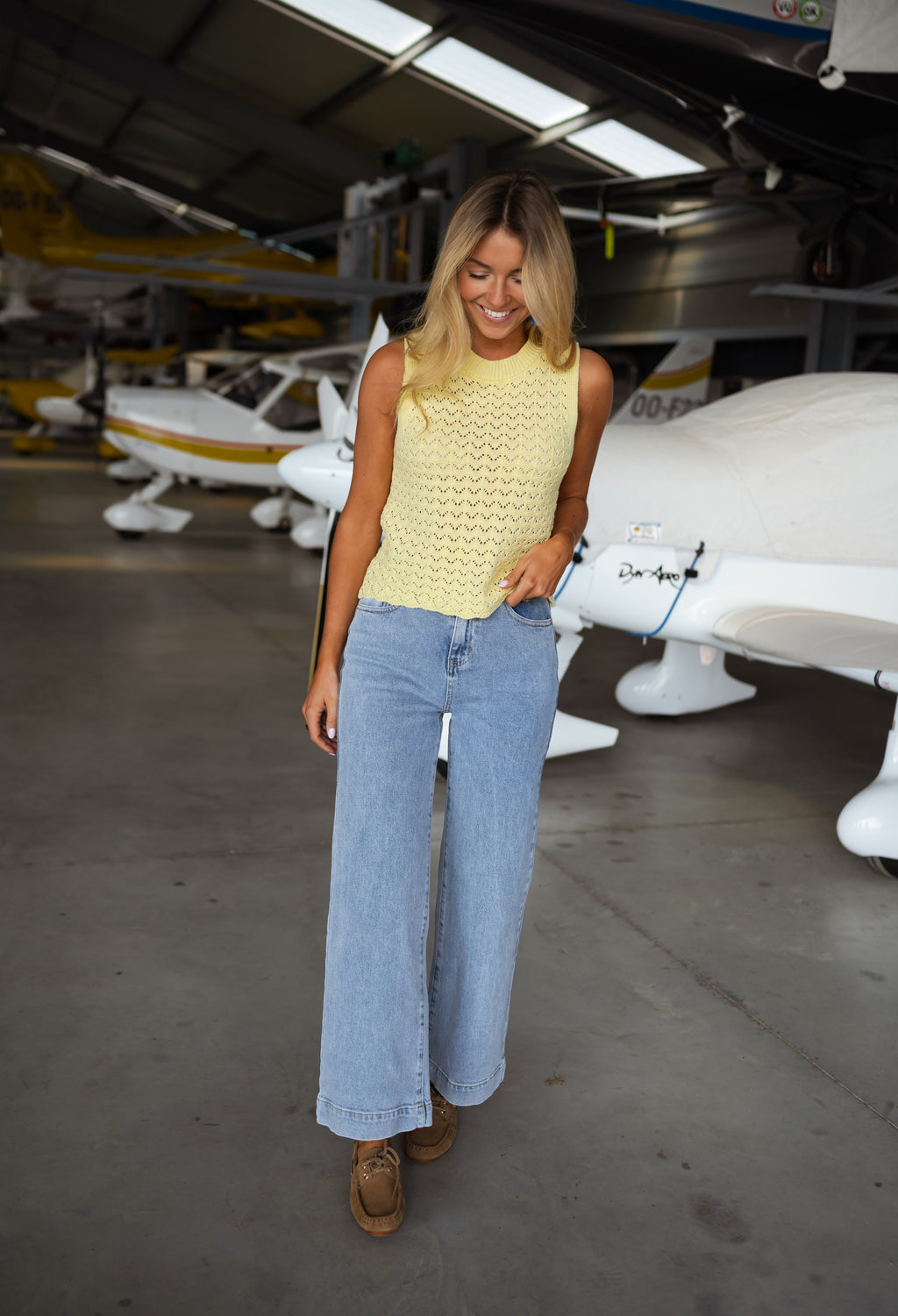 Top Sely - jaune
