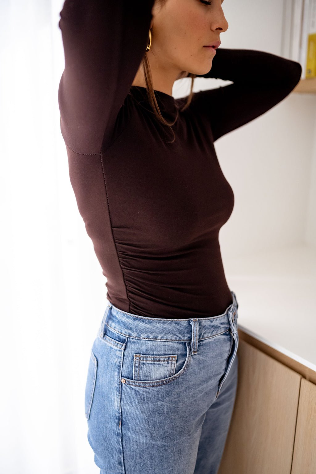 Clara t-shirt - chocolate
