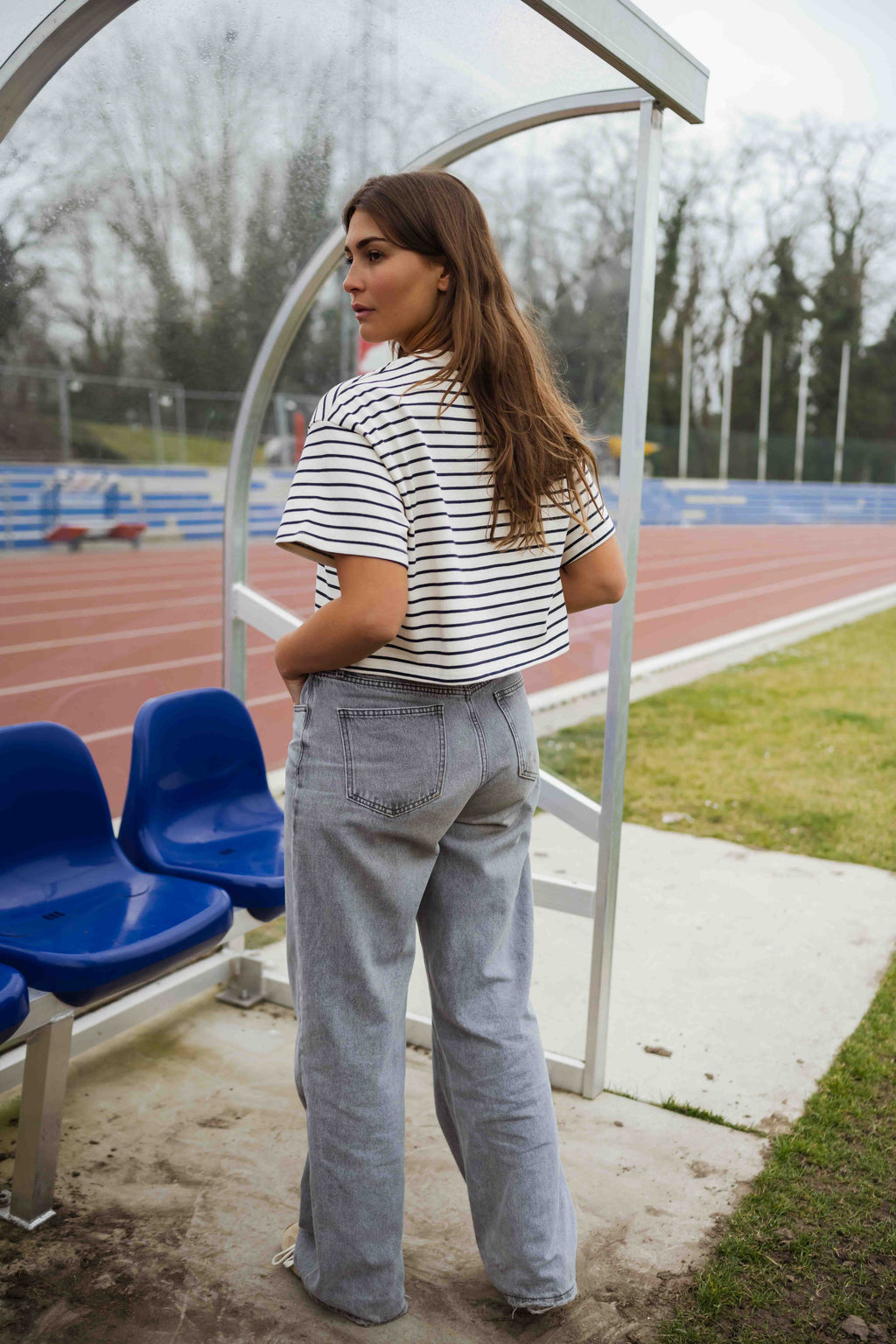 Jouri t-shirt - with lines