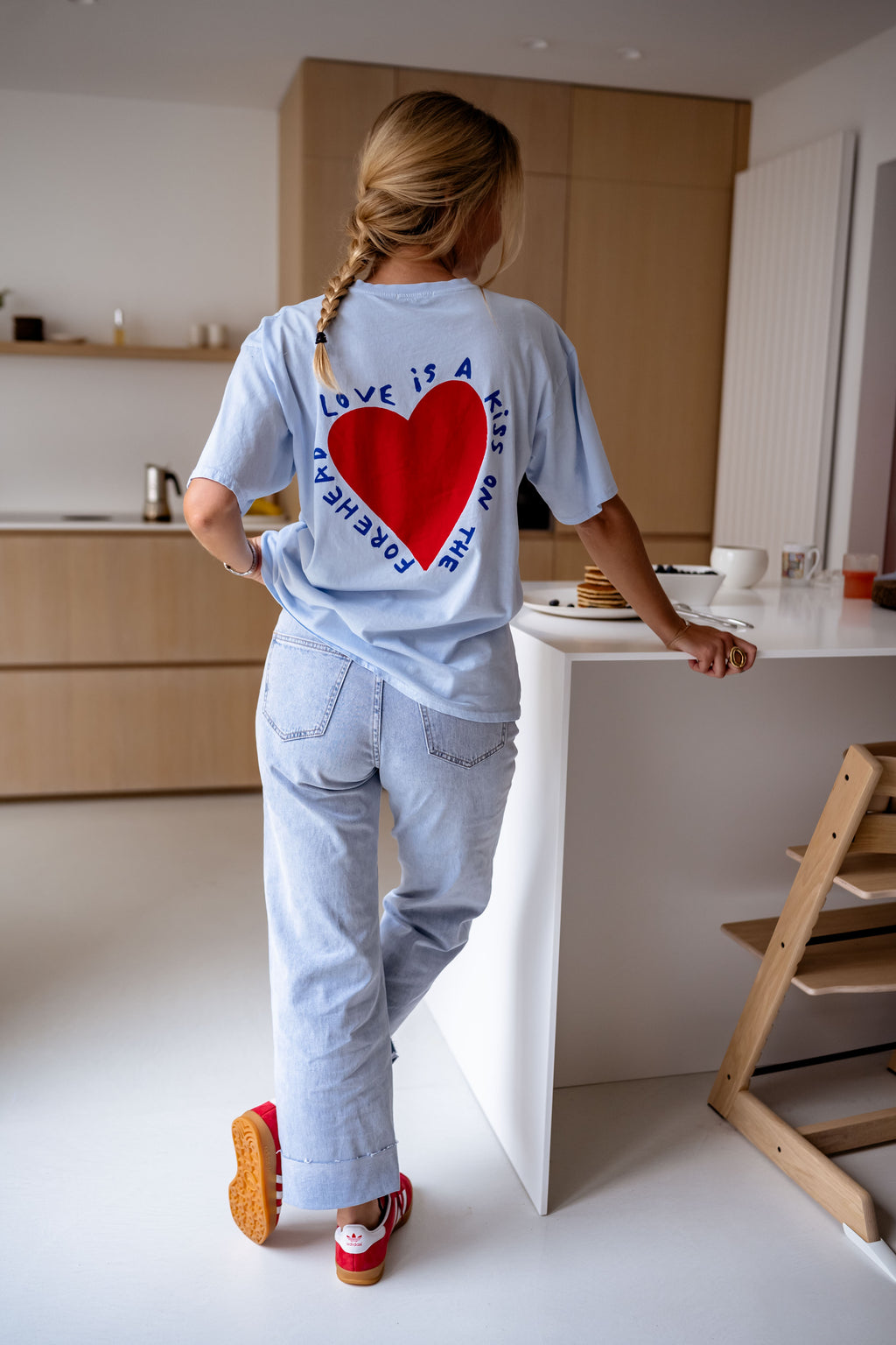 T-shirt Mona - bleu ciel