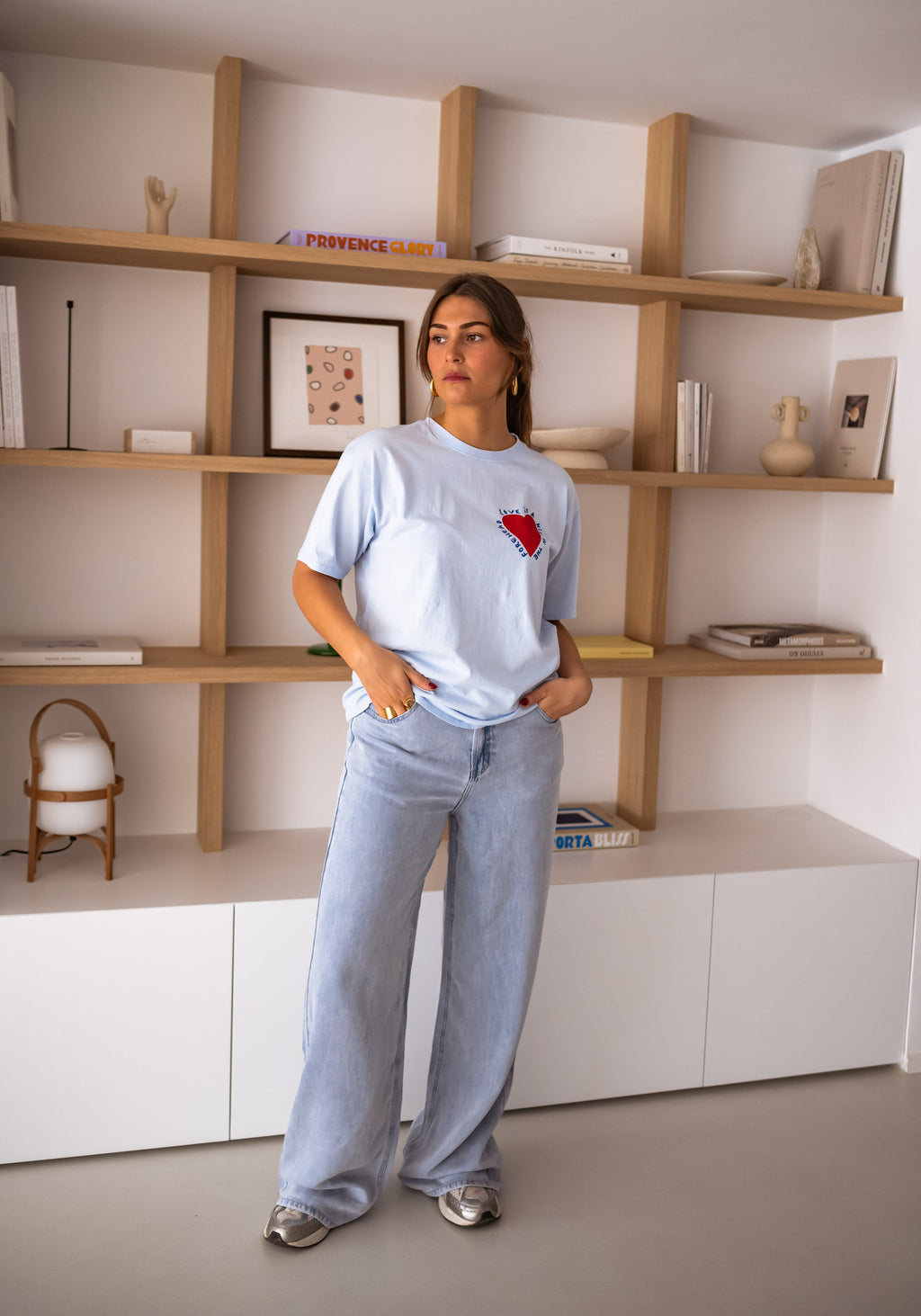 T-shirt Mona - bleu ciel