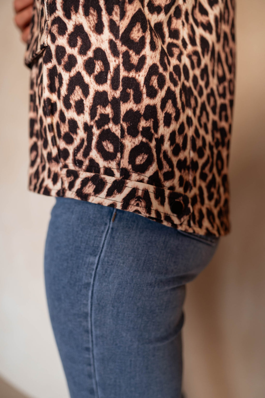 Veste Bosco - en léopard en jeans