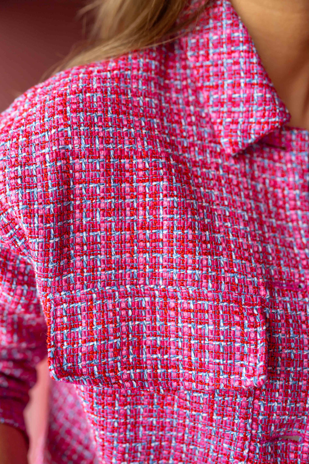 Joao jacket - pink tweed