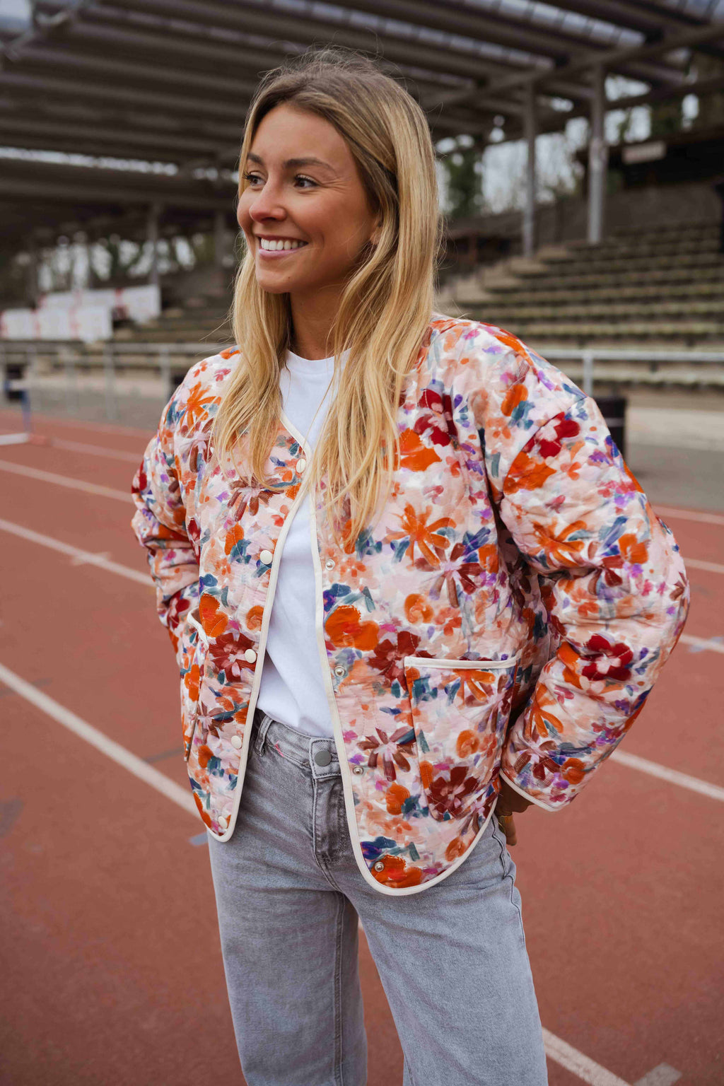 Veste Julie - à fleurs
