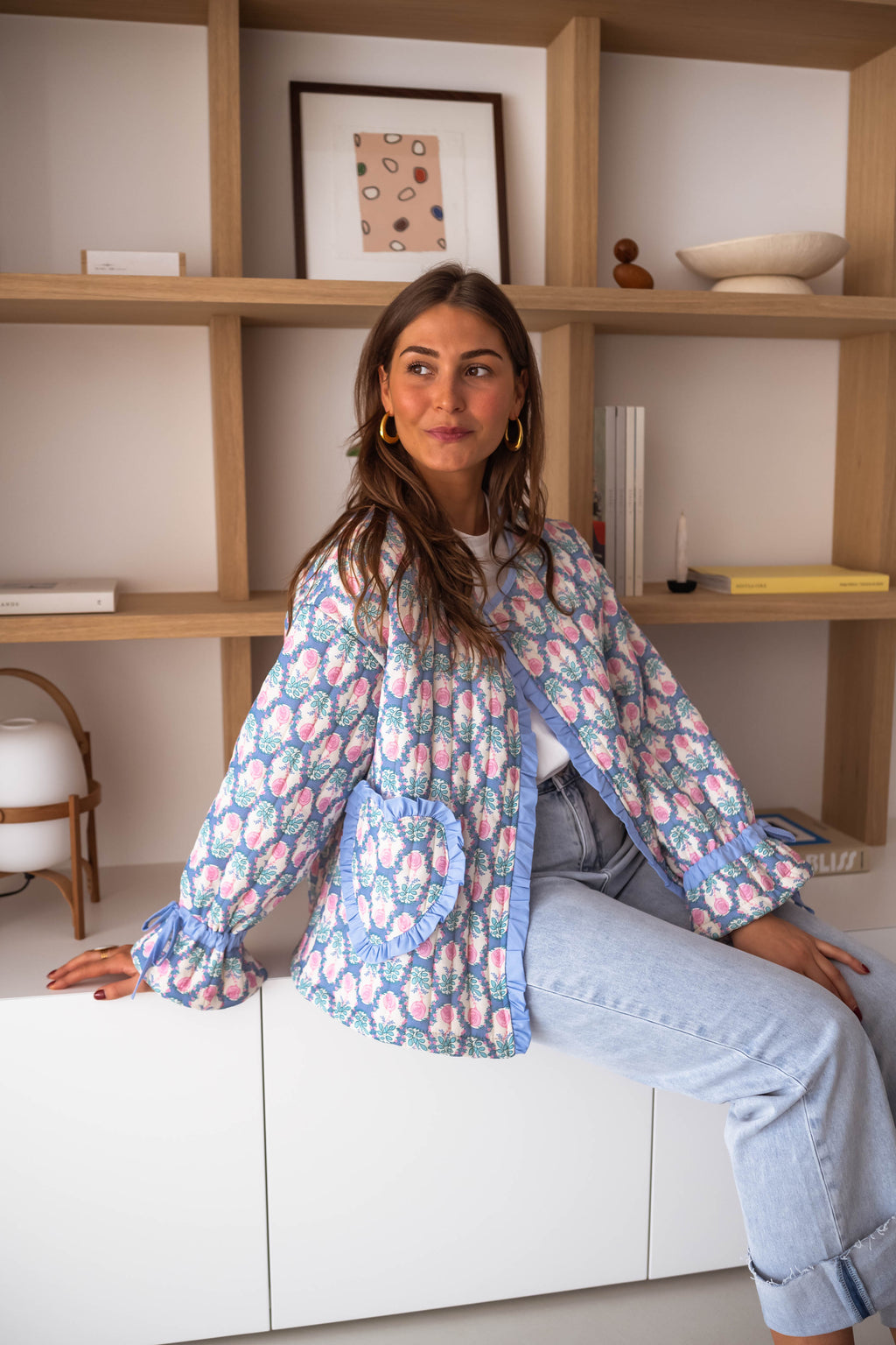 Veste Layna - à fleurs