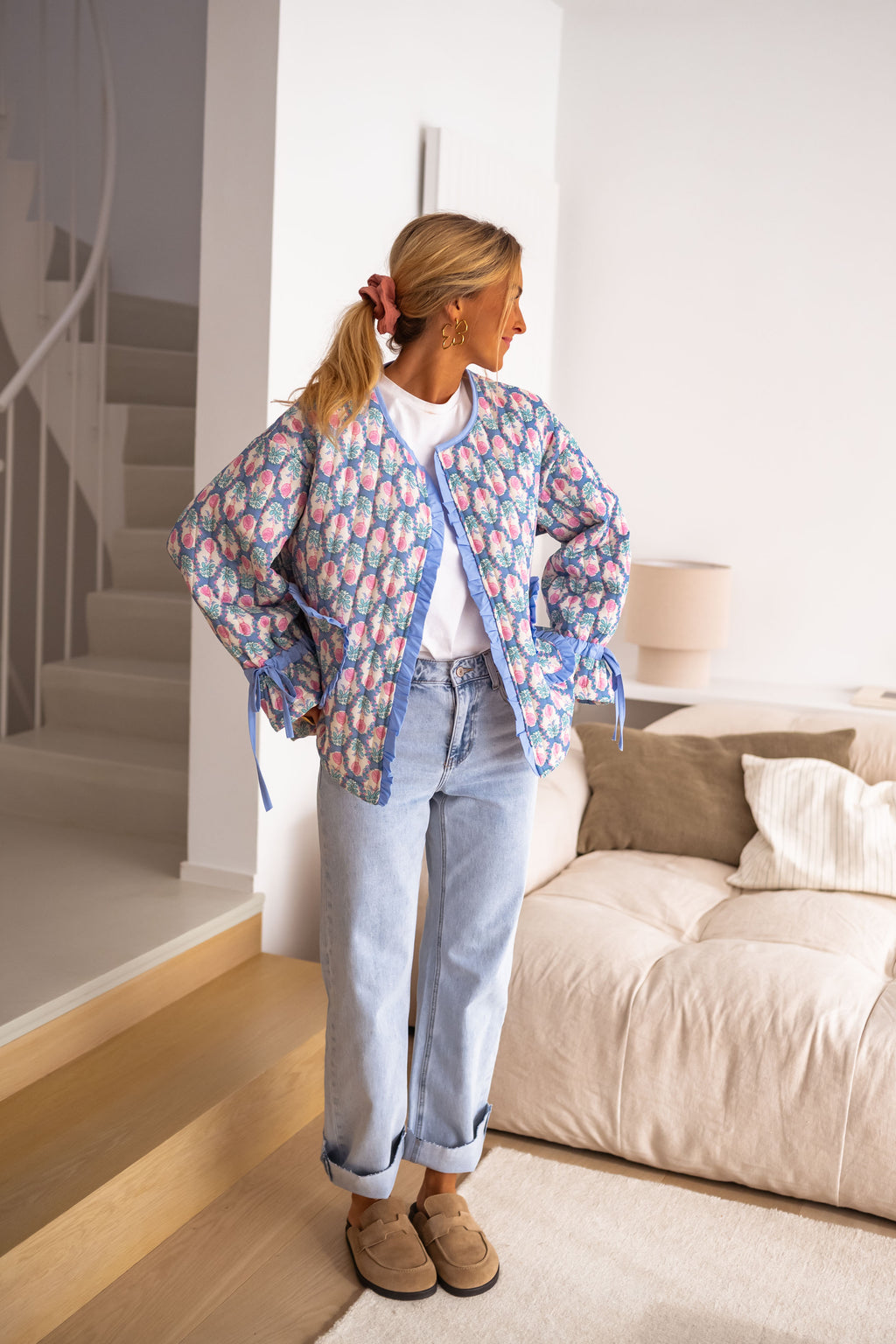Veste Layna - à fleurs
