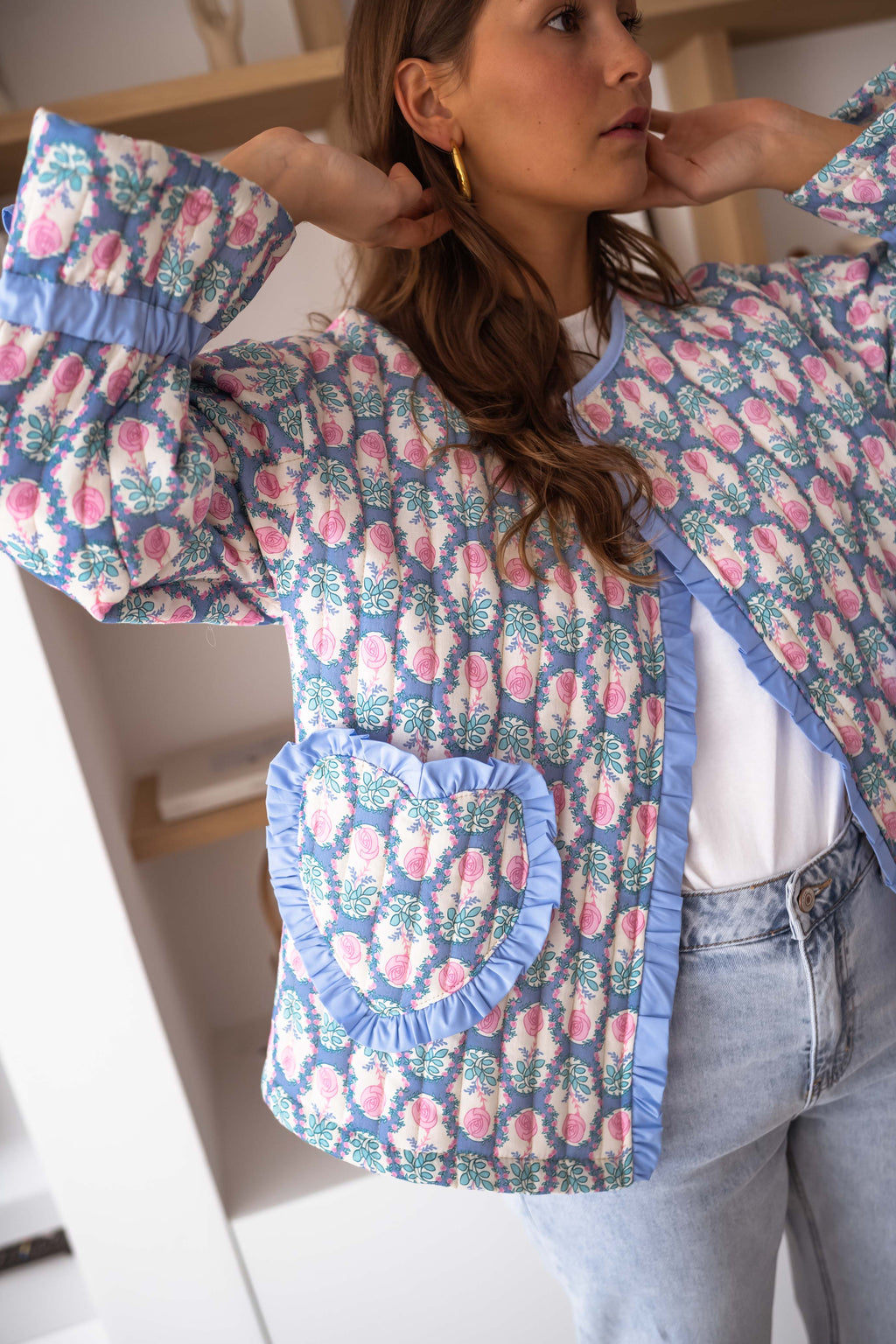 Veste Layna - à fleurs