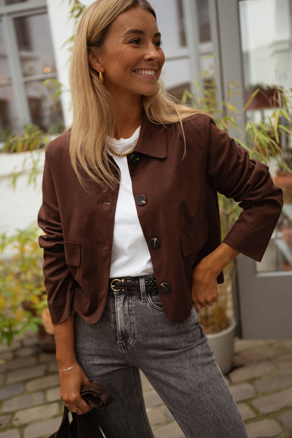 Omer jacket - chocolate