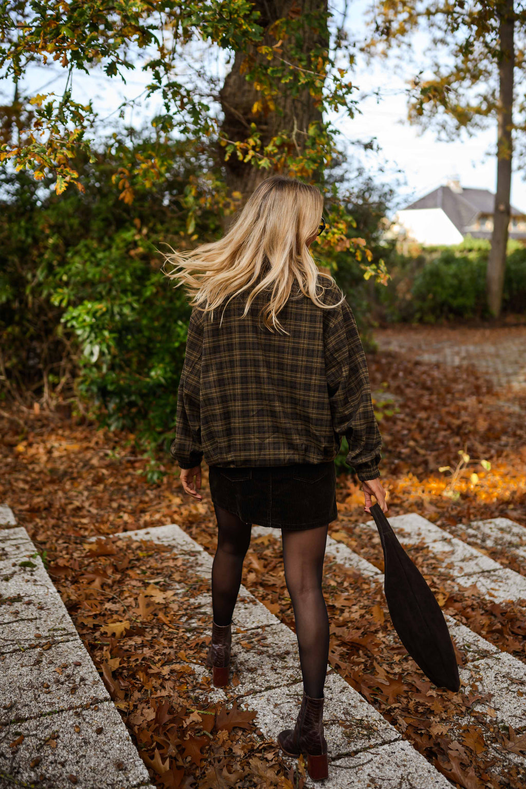 Veste Philipa - kaki à carreaux