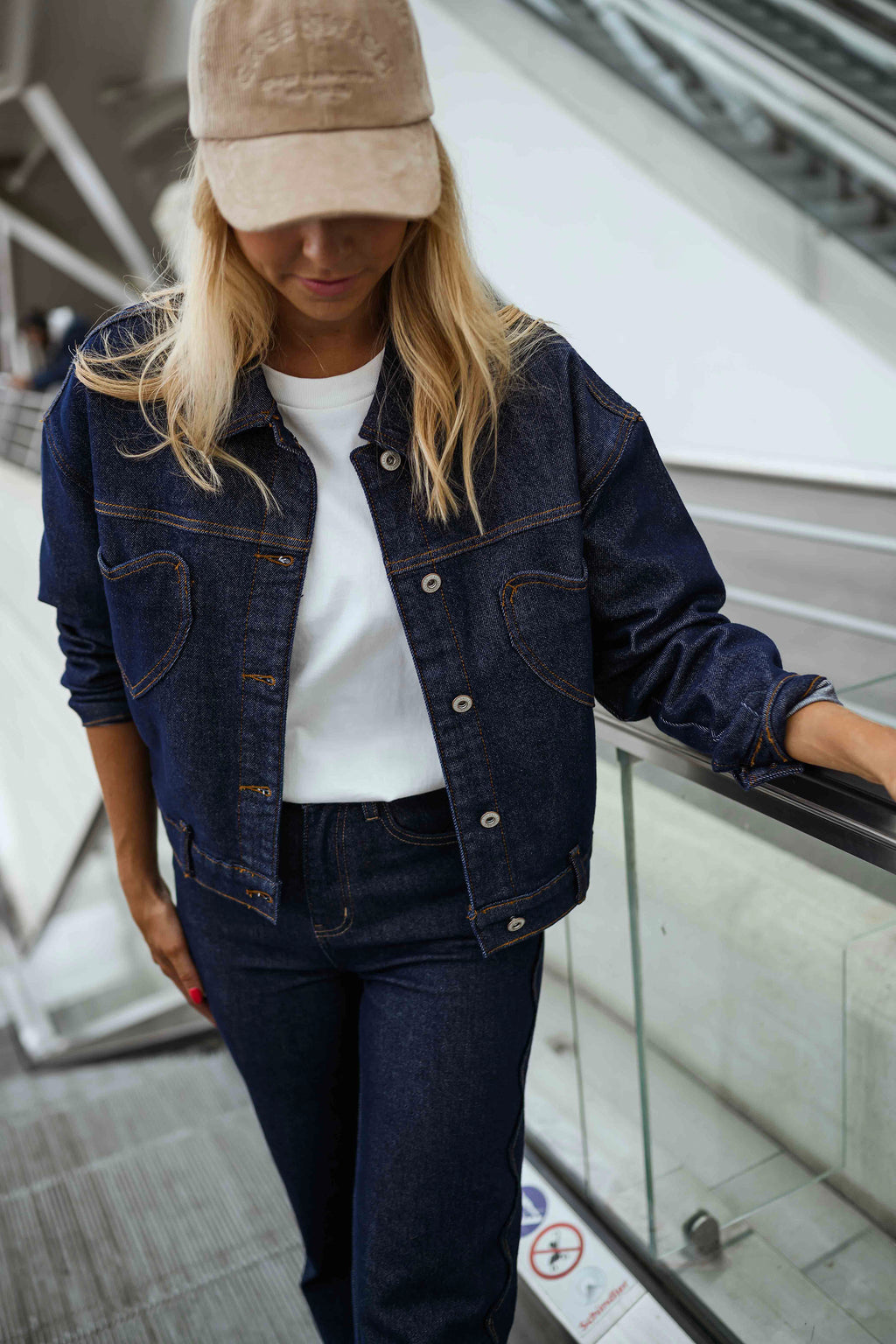 Veste Prima - bleue en jeans