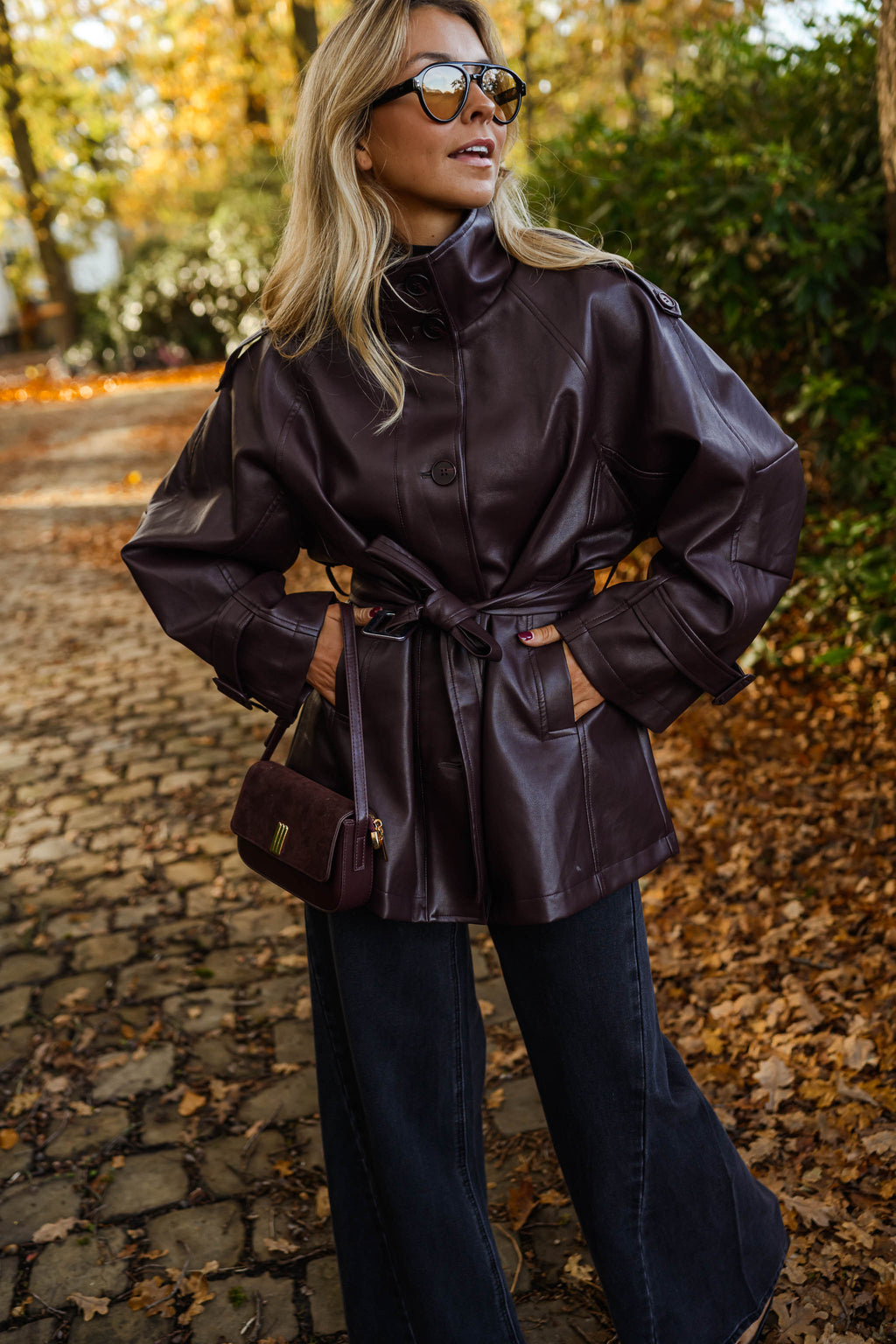 Veste Rachelle - bordeaux