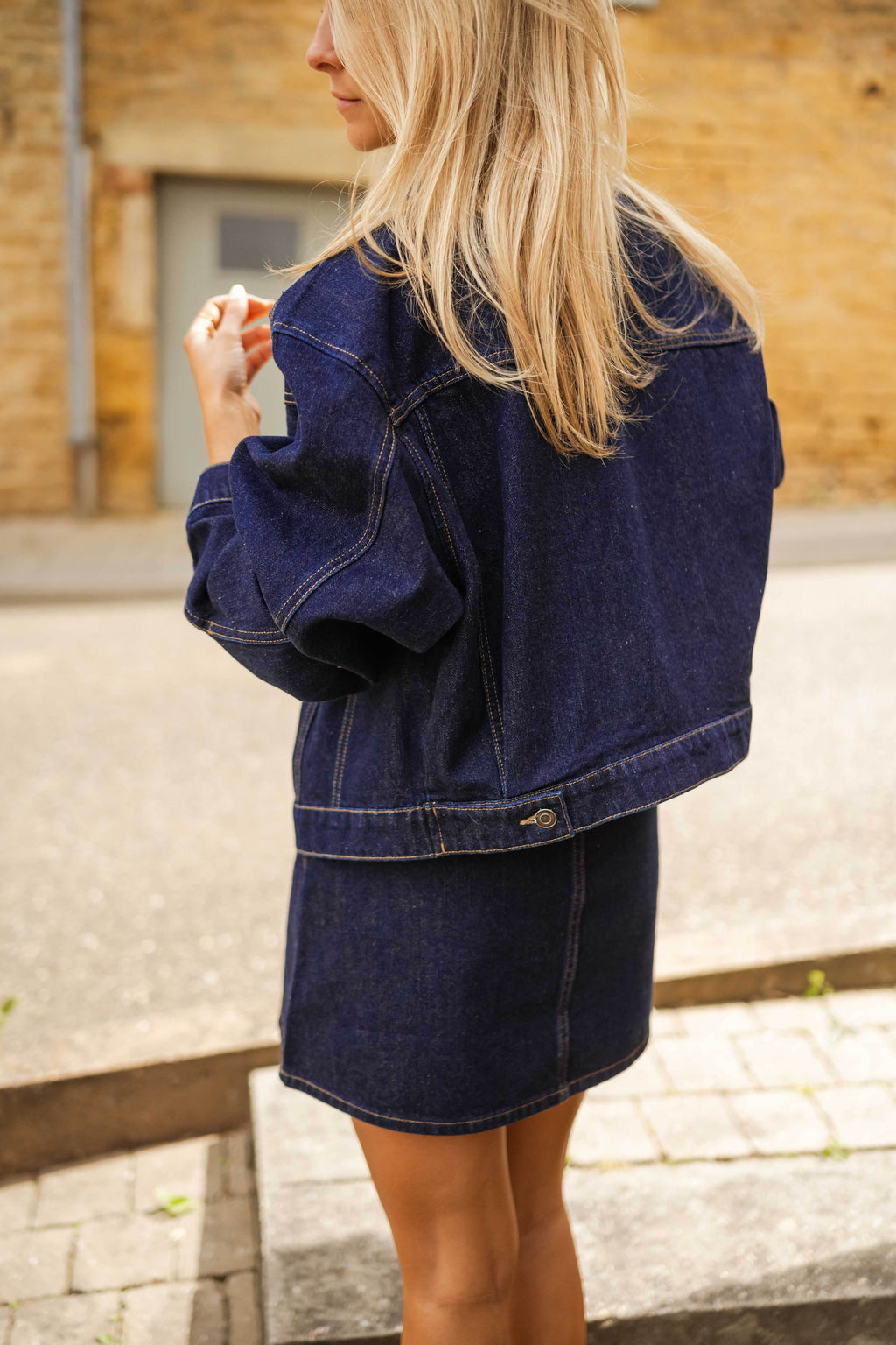 Roma denim jacket - dark blue