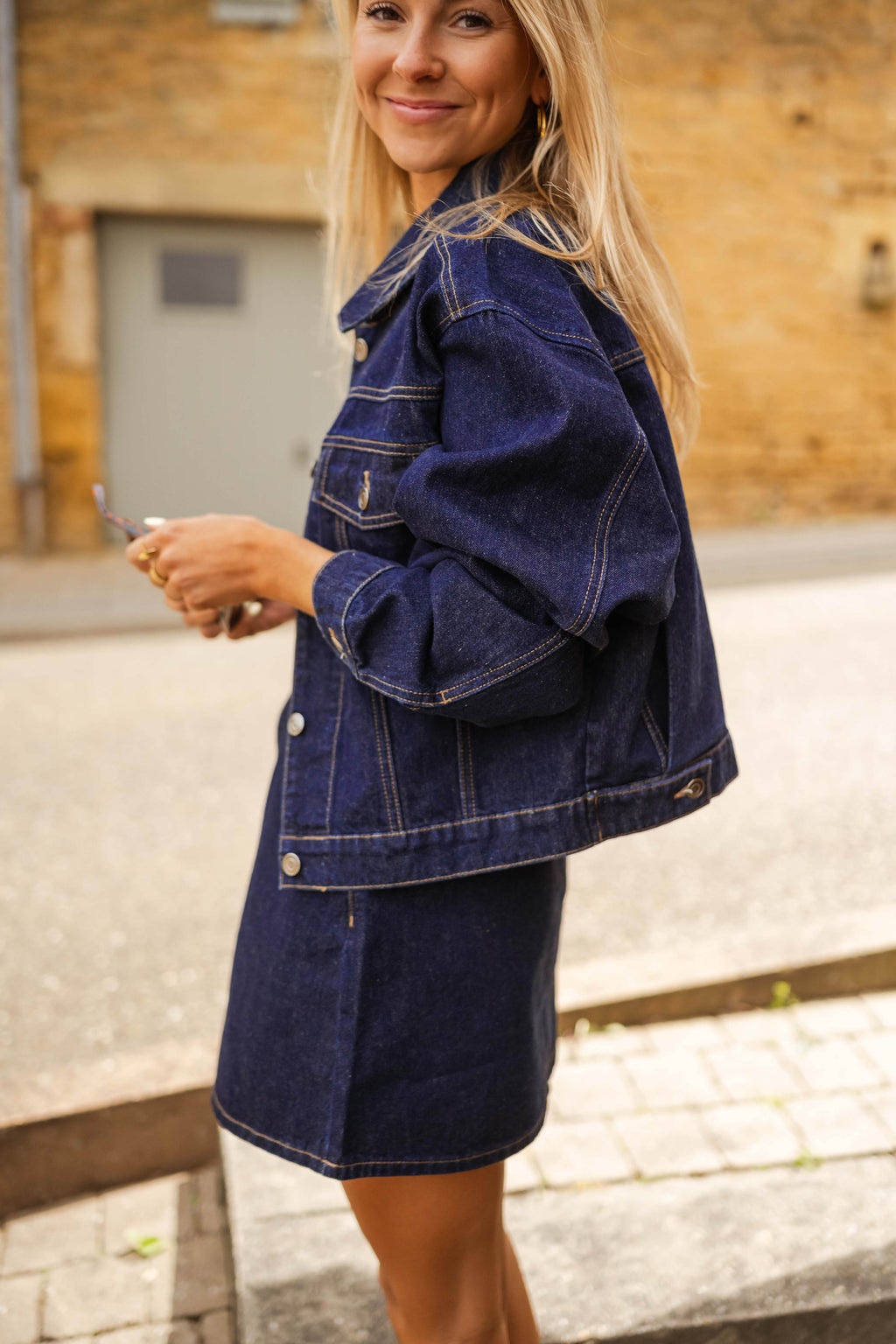 Veste Roma en jeans - bleu foncé