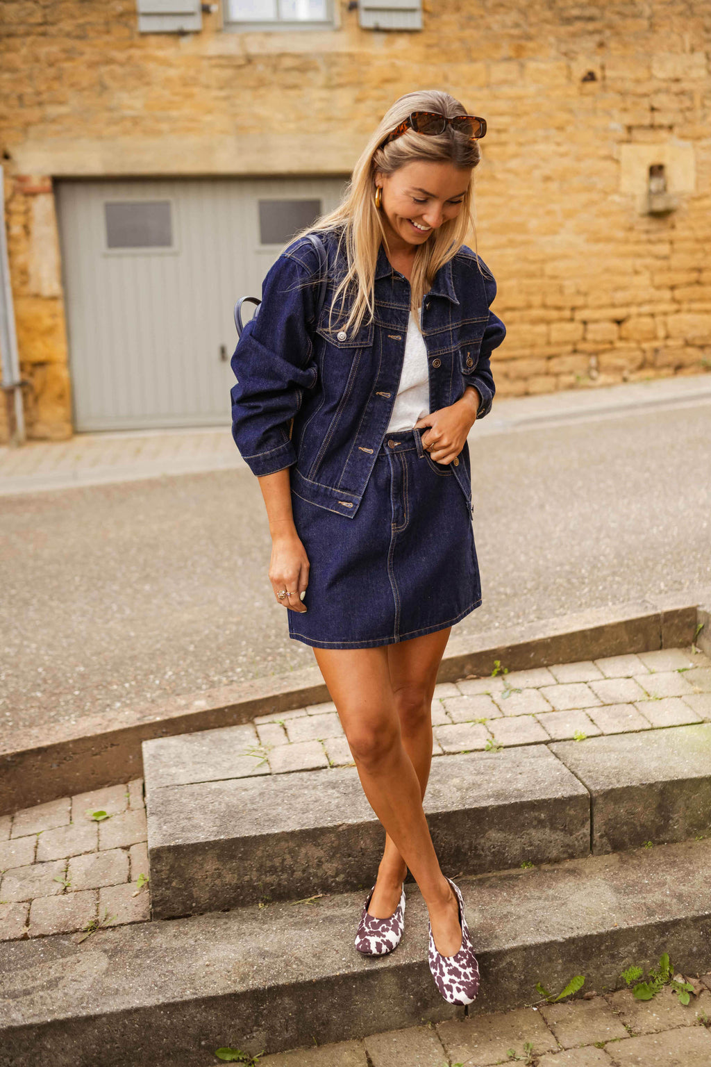 Roma denim jacket - dark blue