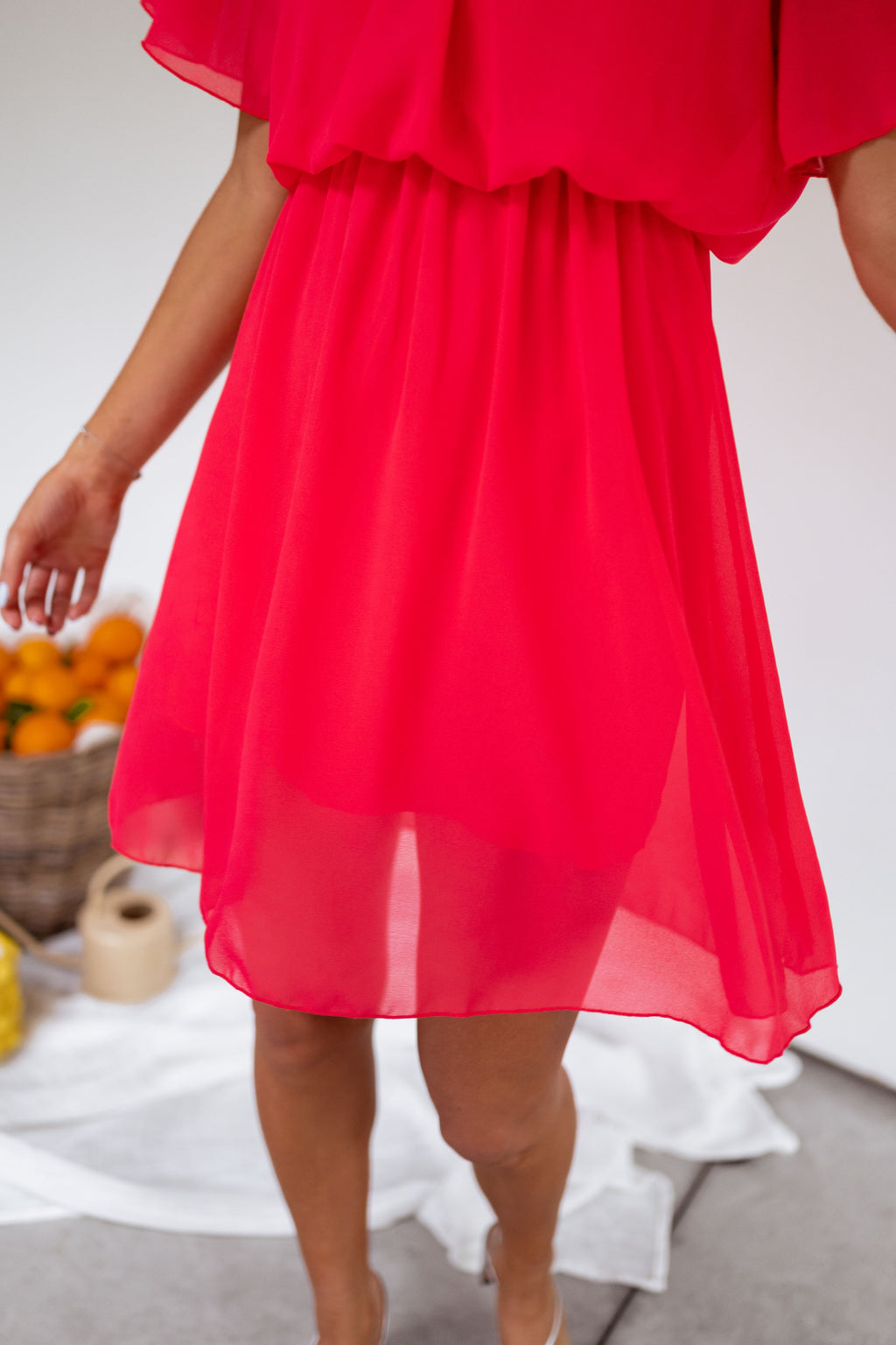 Dress Amandine - raspberry