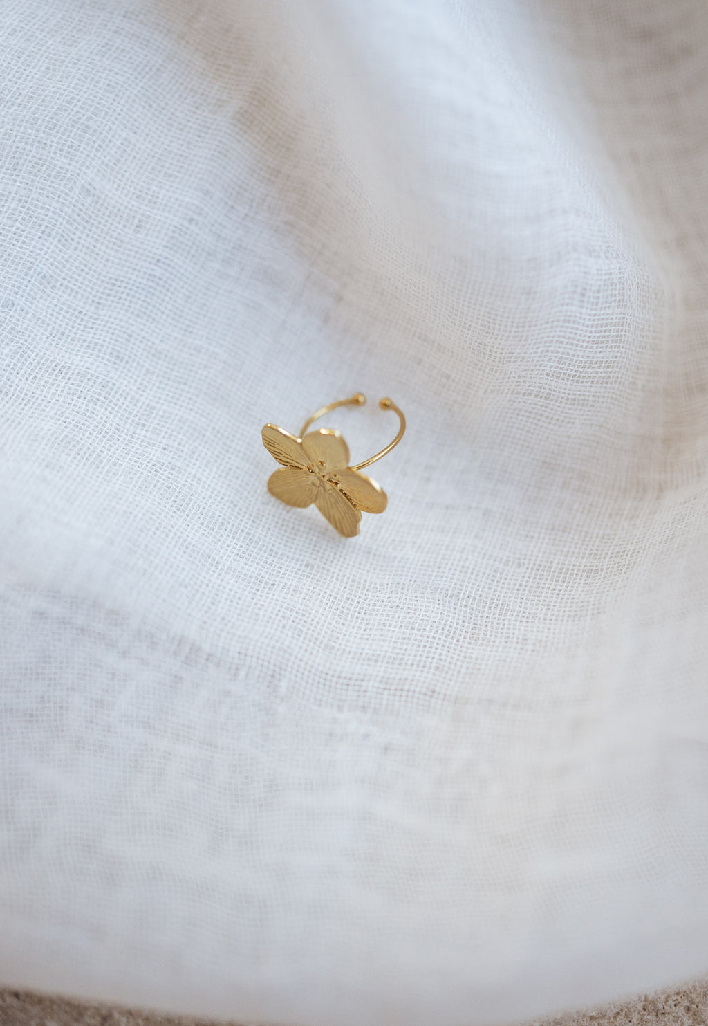 Ring Flower - Golden 