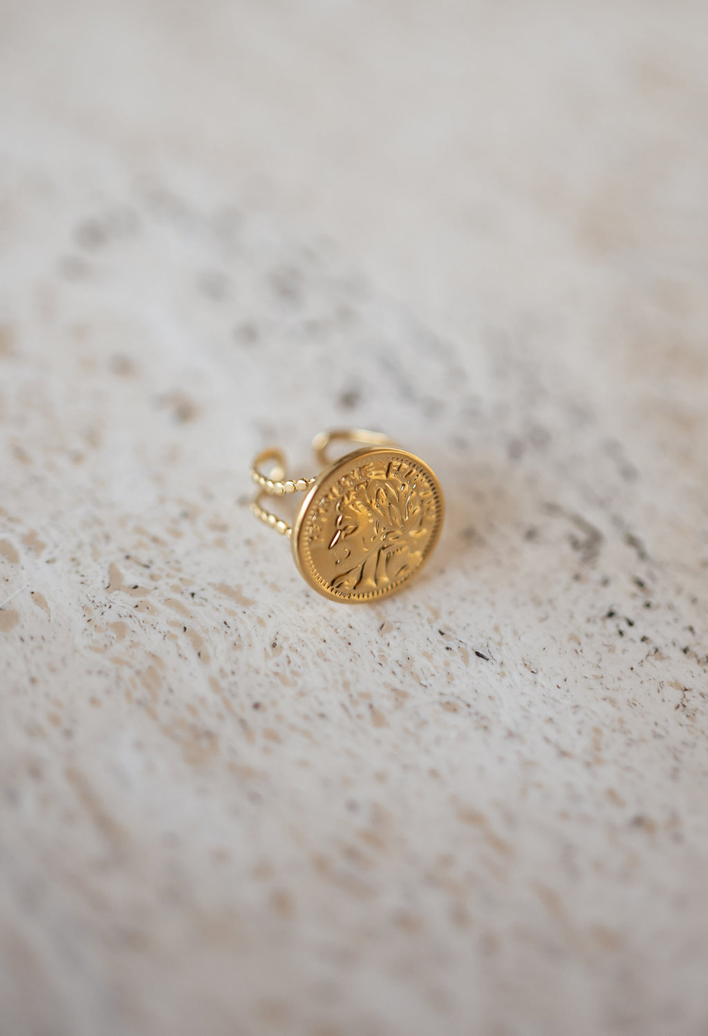 Pop ring - Golden