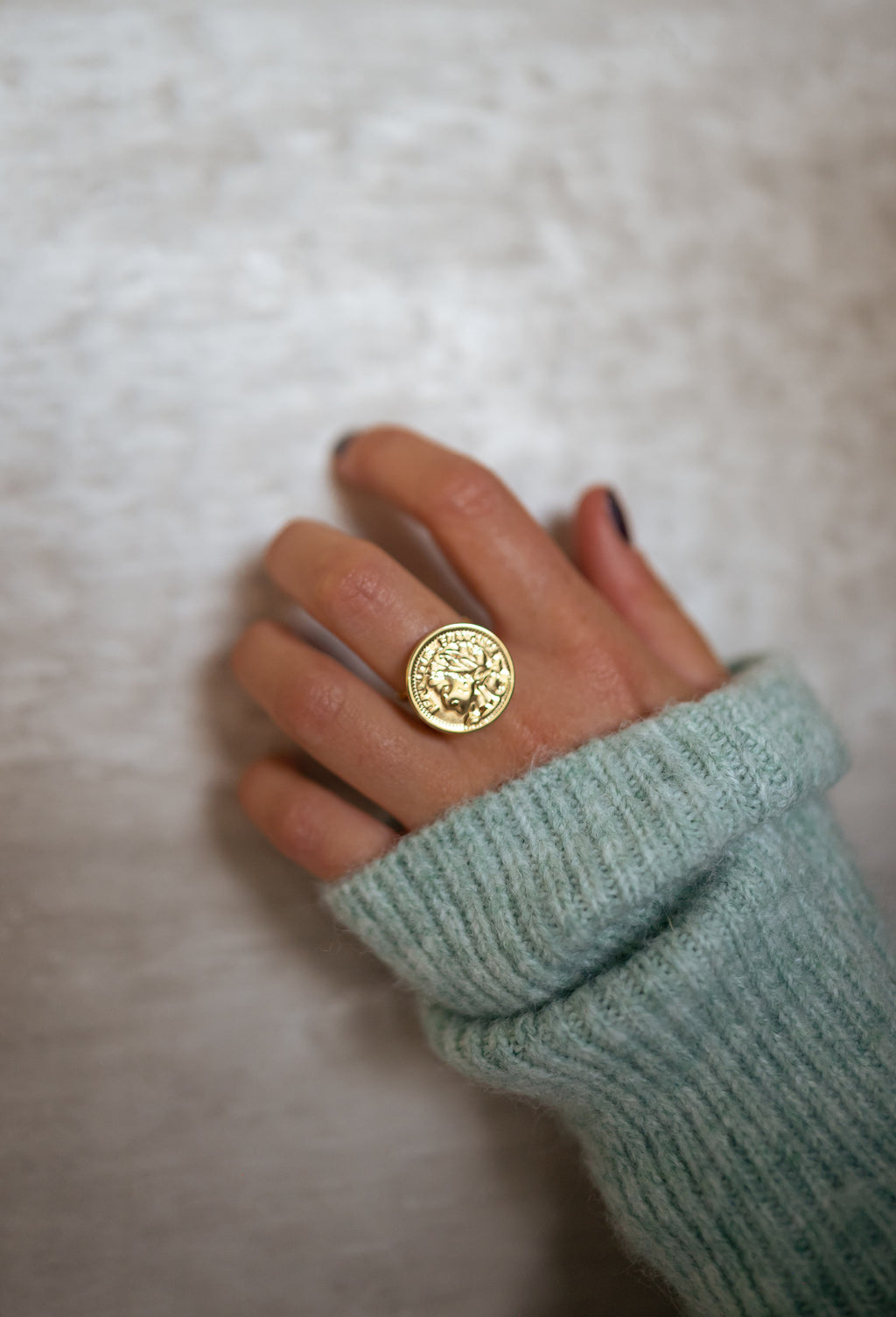 Pop ring - Golden