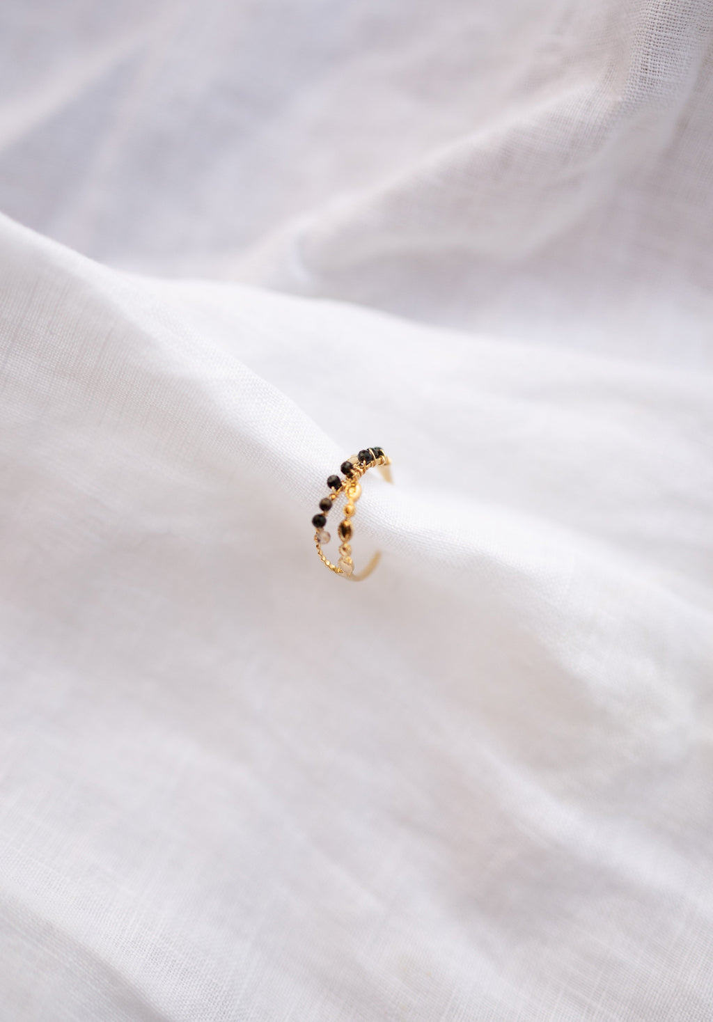 Tily ring - Golden And Black