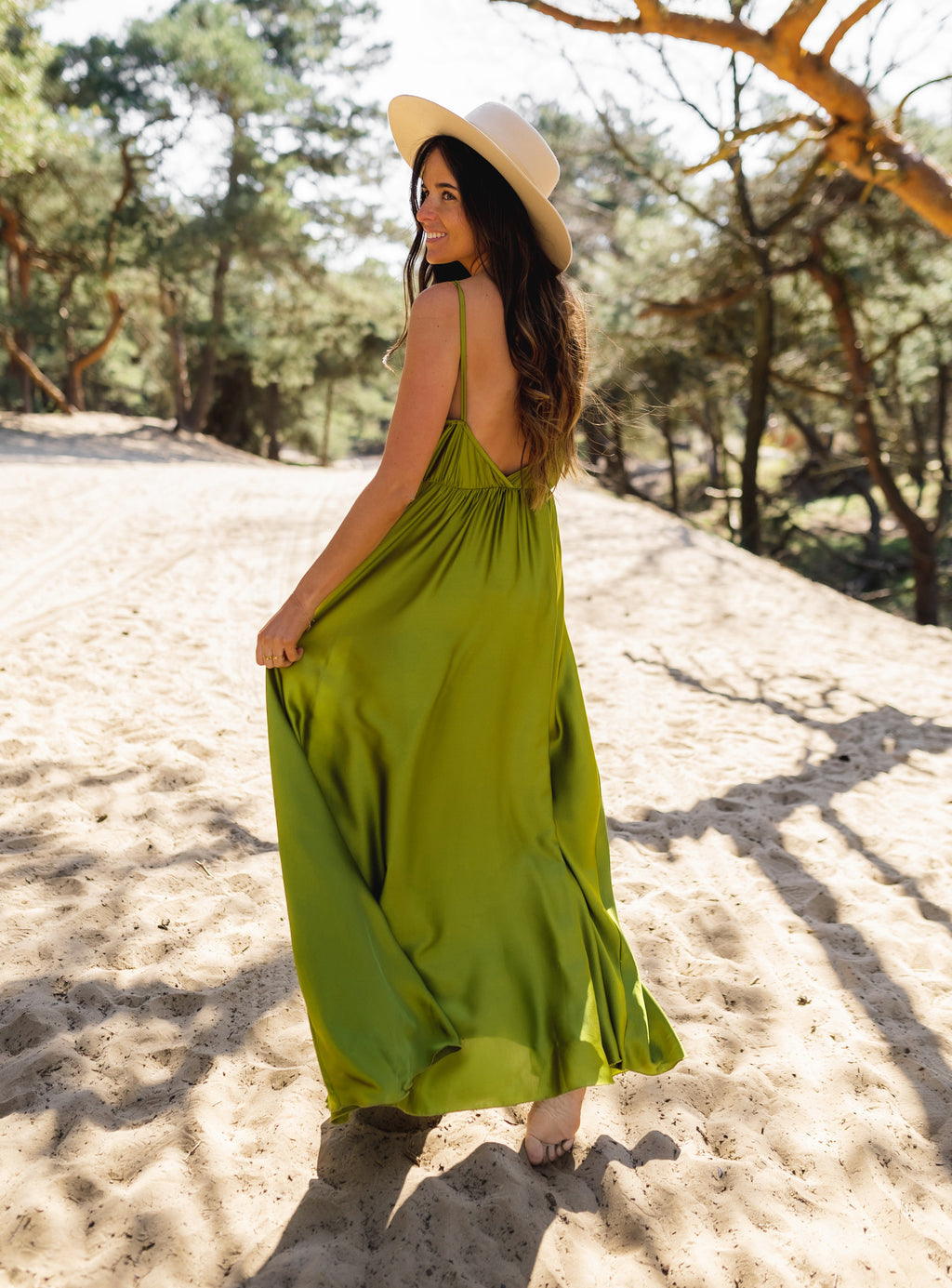 Robe longue Bali - verte