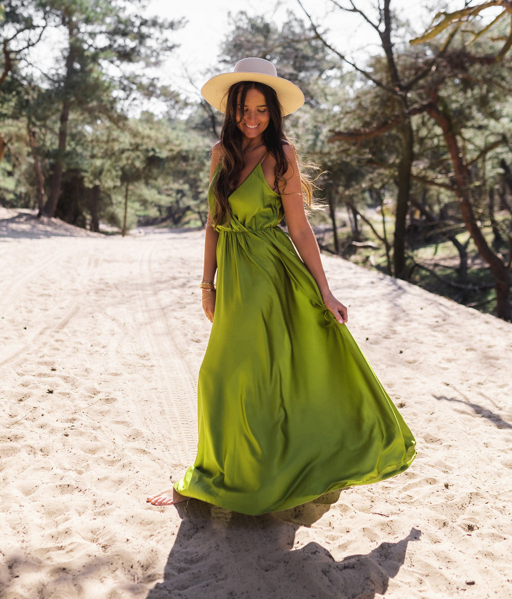 Robe longue Bali - verte