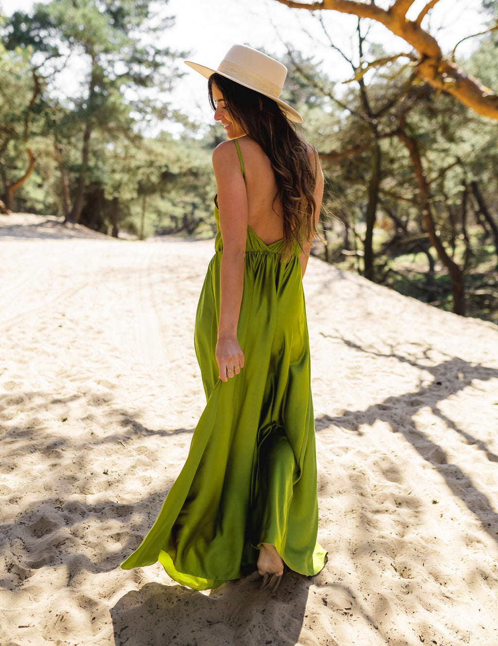 Robe longue Bali - verte