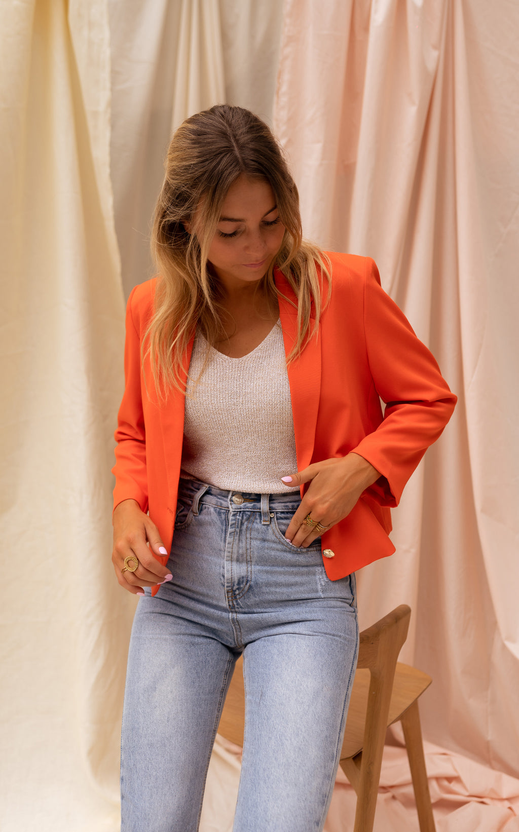 Estella blazer - Orange