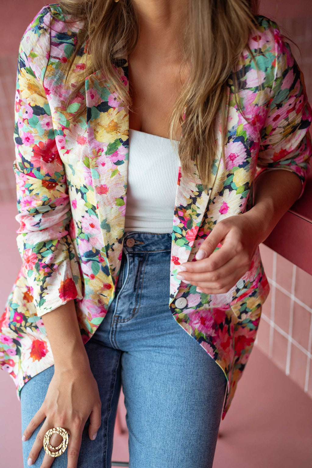 Blazer Loretta - à fleurs