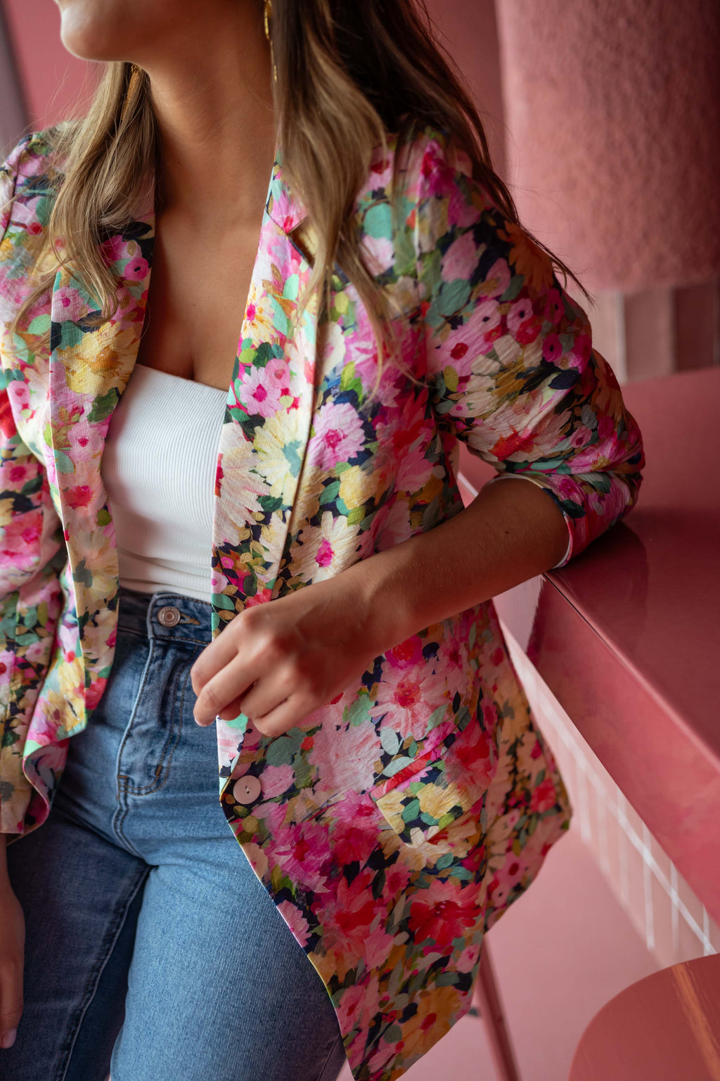 Blazer Loretta - à fleurs