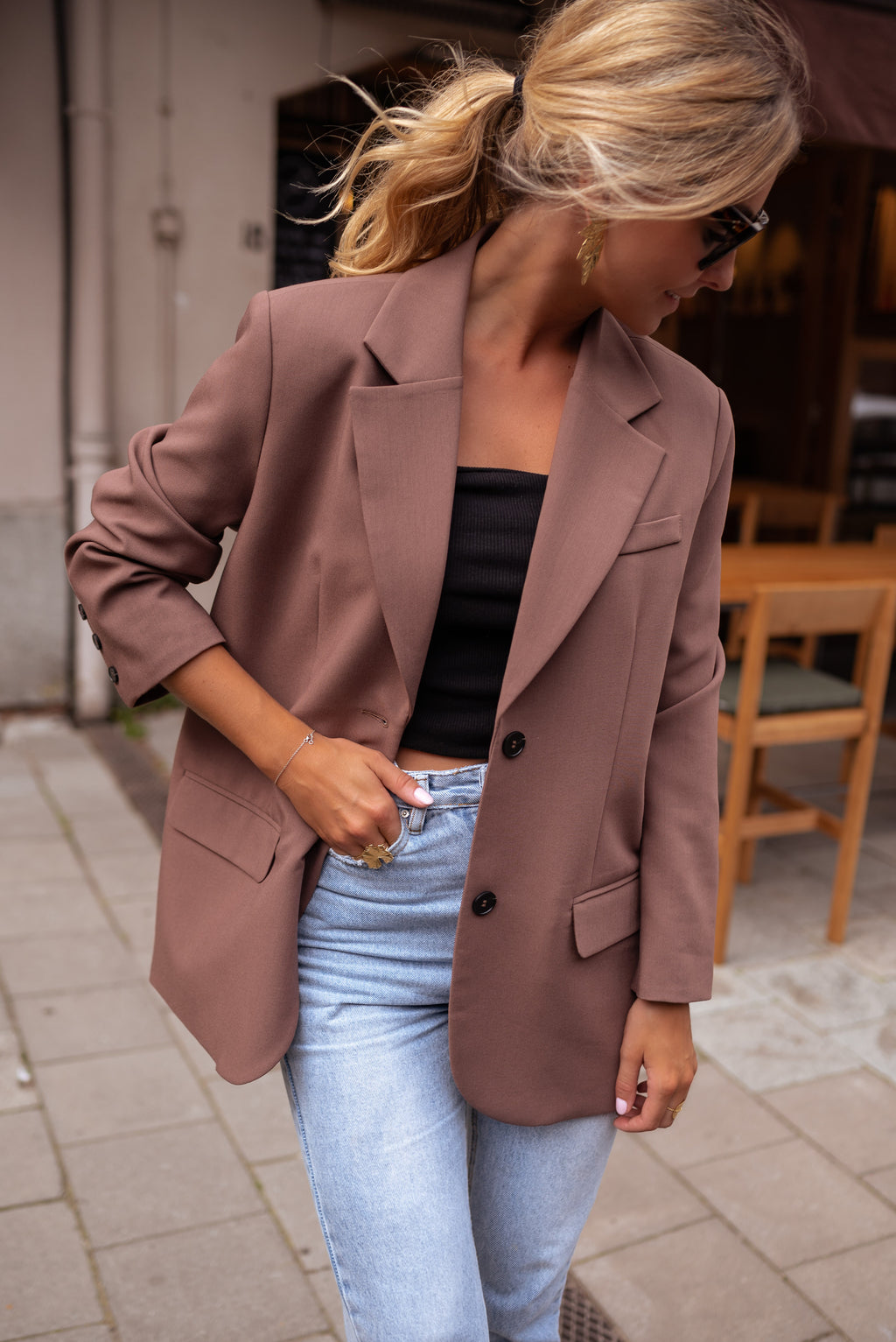 Lucia blazer - Chocolate