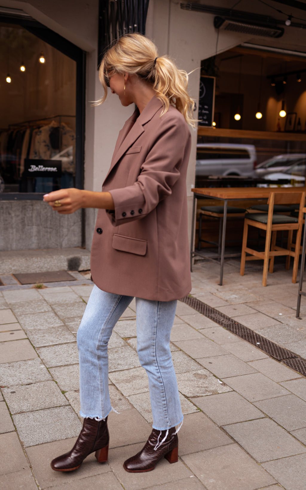 Blazer Lucia - chocolat