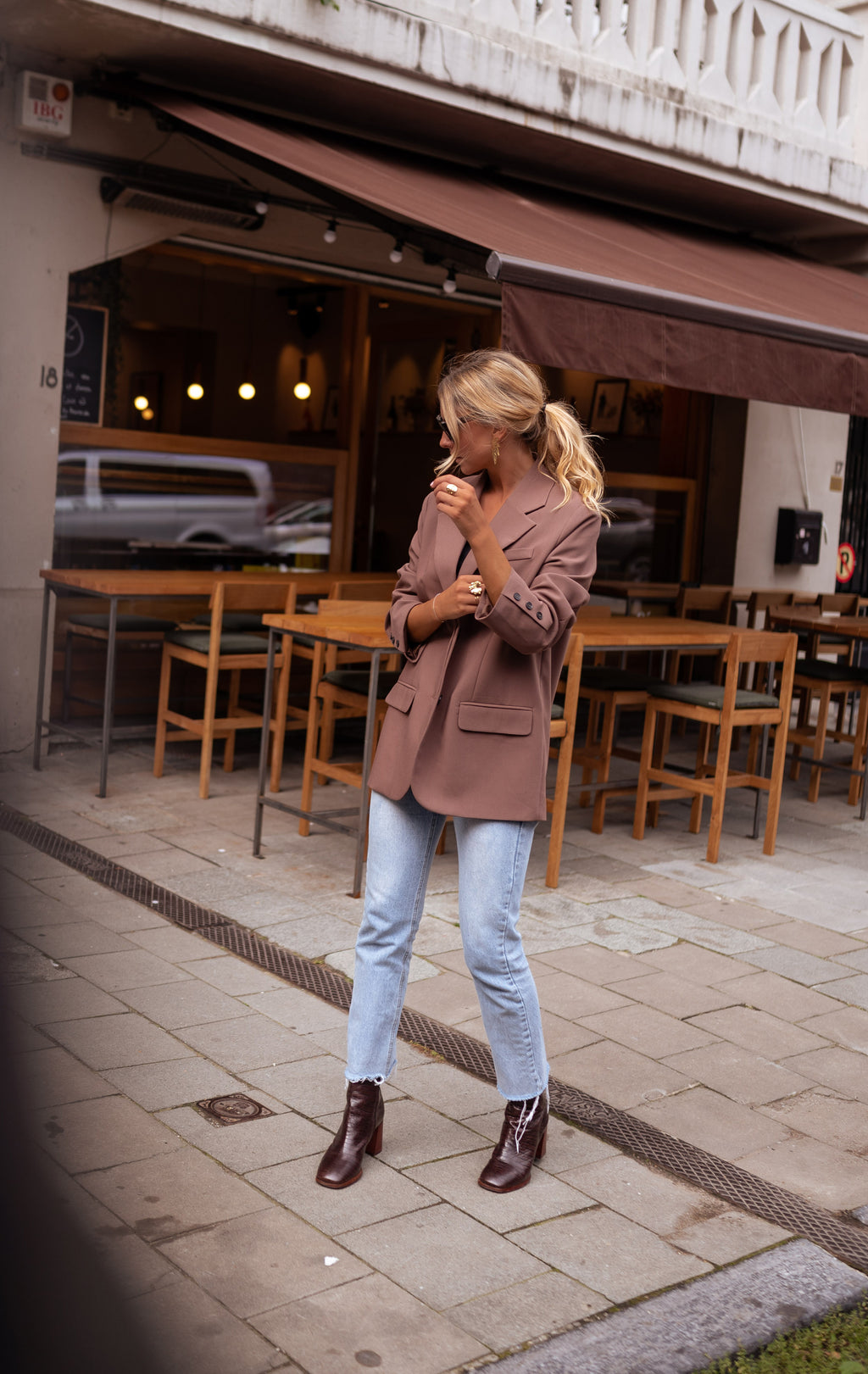 Blazer Lucia - chocolat