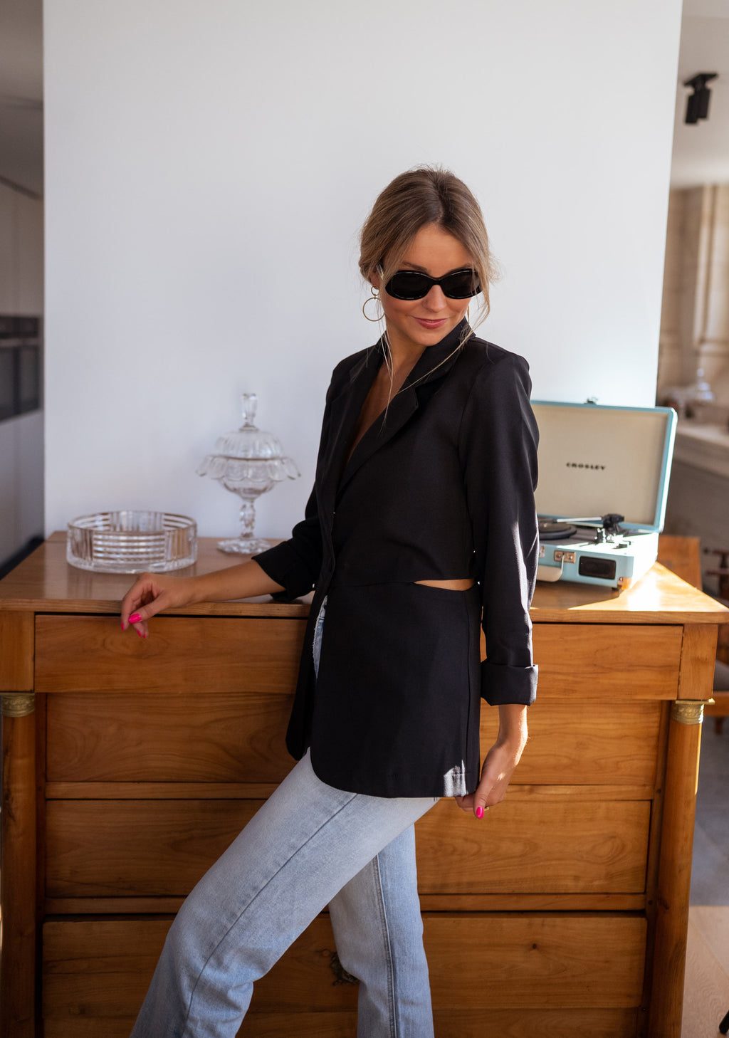 Blazer Ophélie - CREATION - Noir