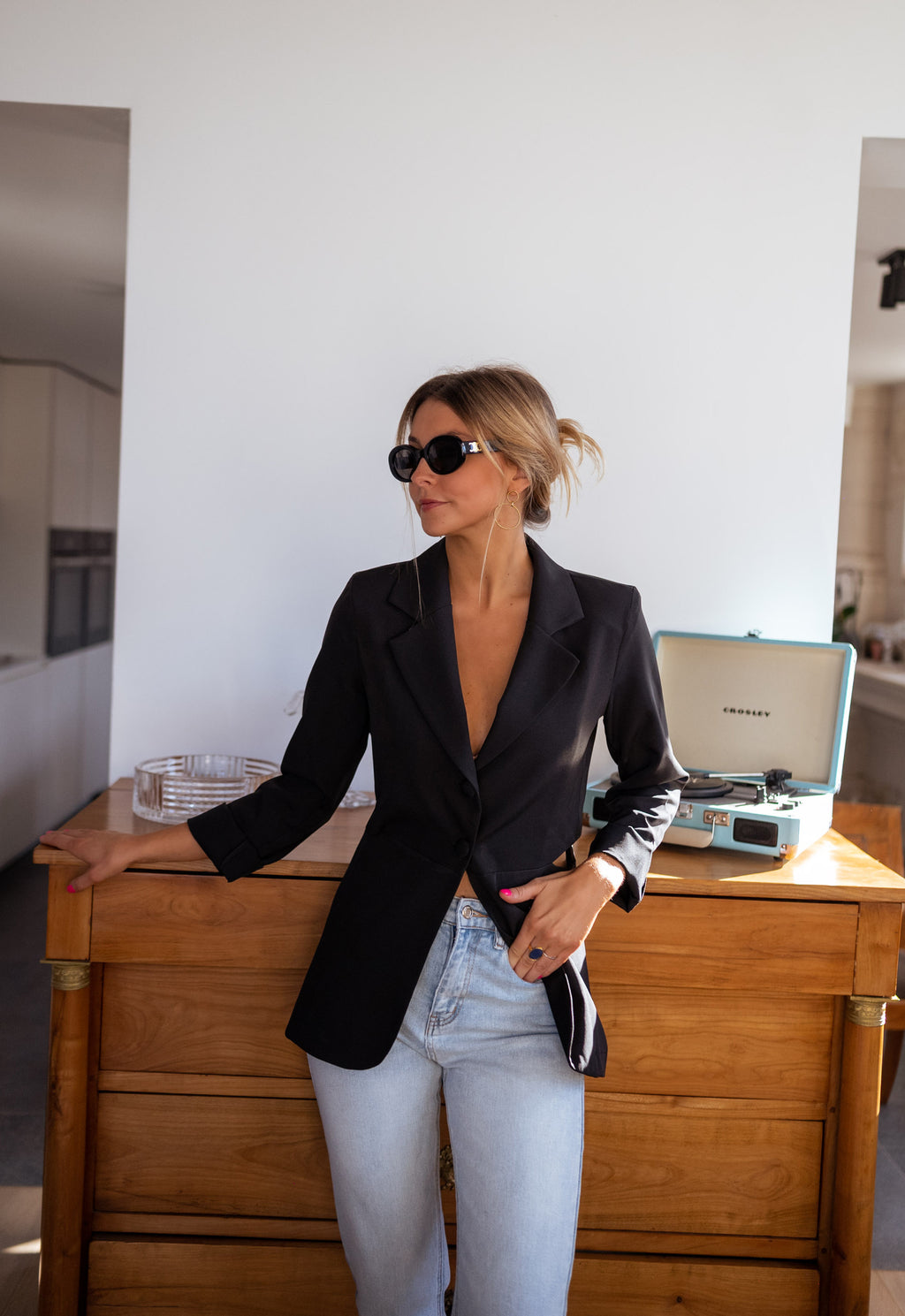 Blazer Ophélie - CREATION - Noir