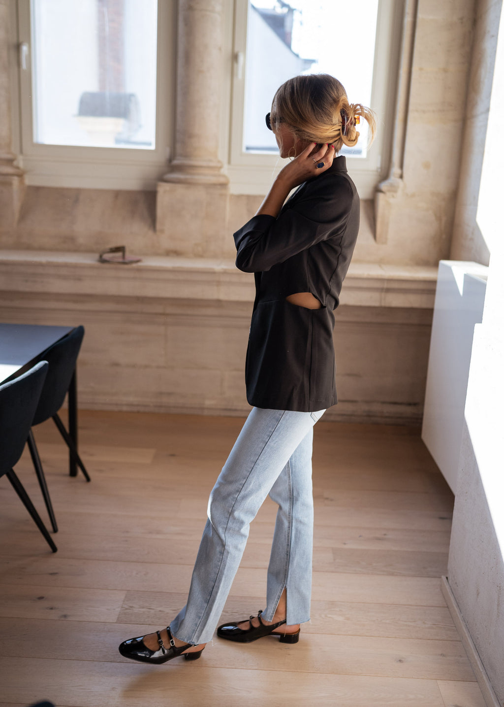 Blazer Ophélie - CREATION - Noir