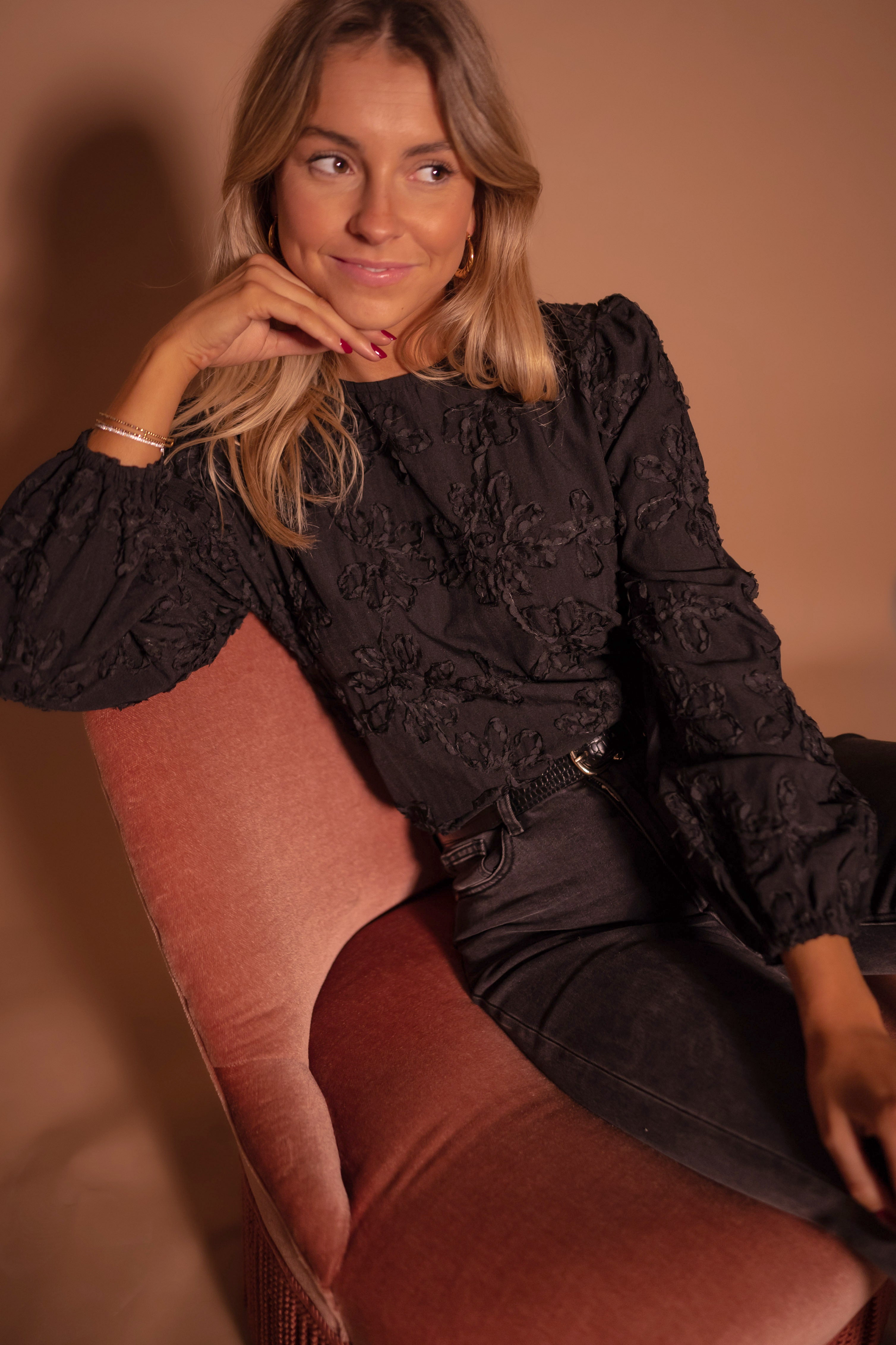 Blouse Amina - noire