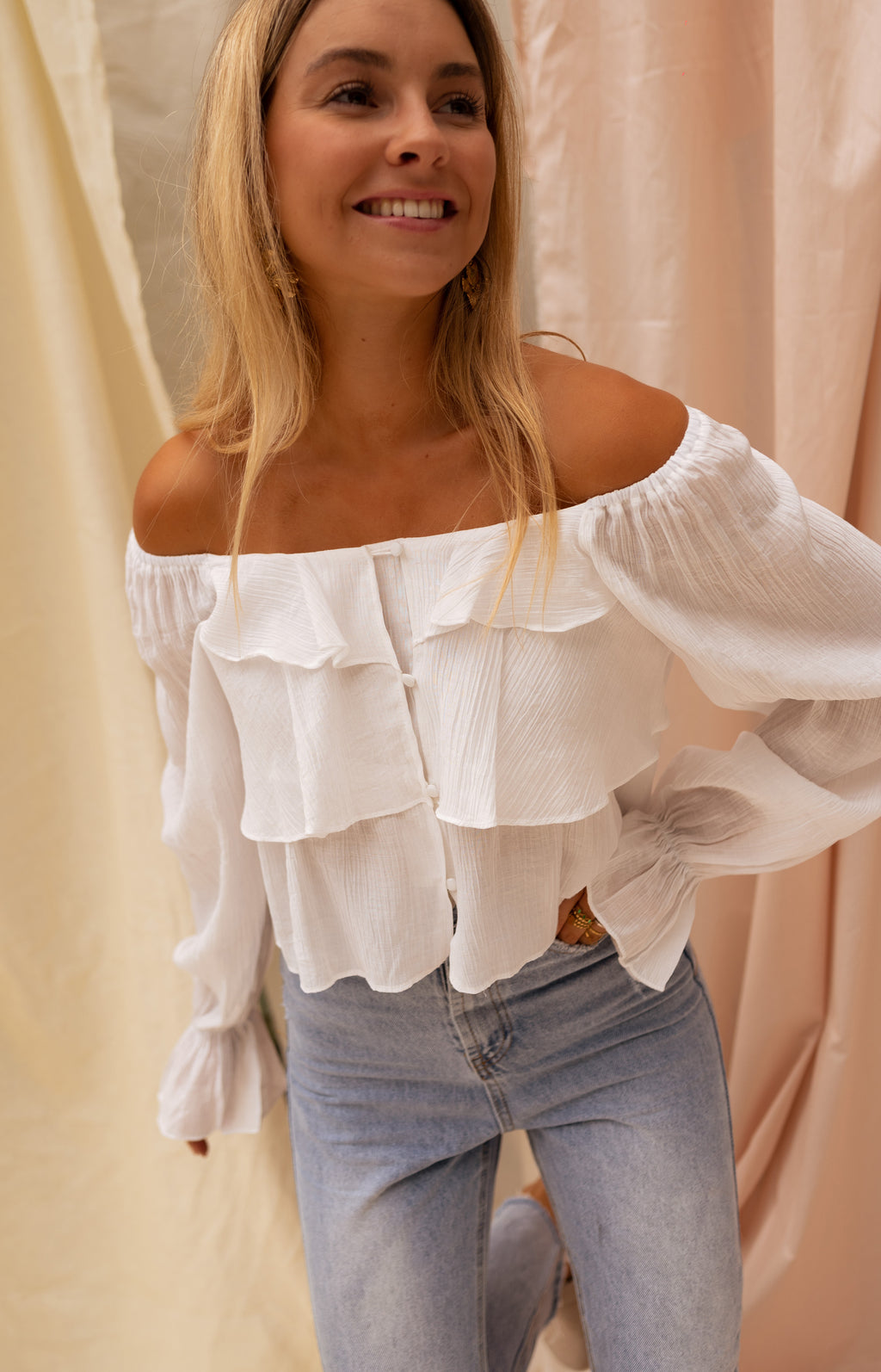 Blouse Clam - écrue