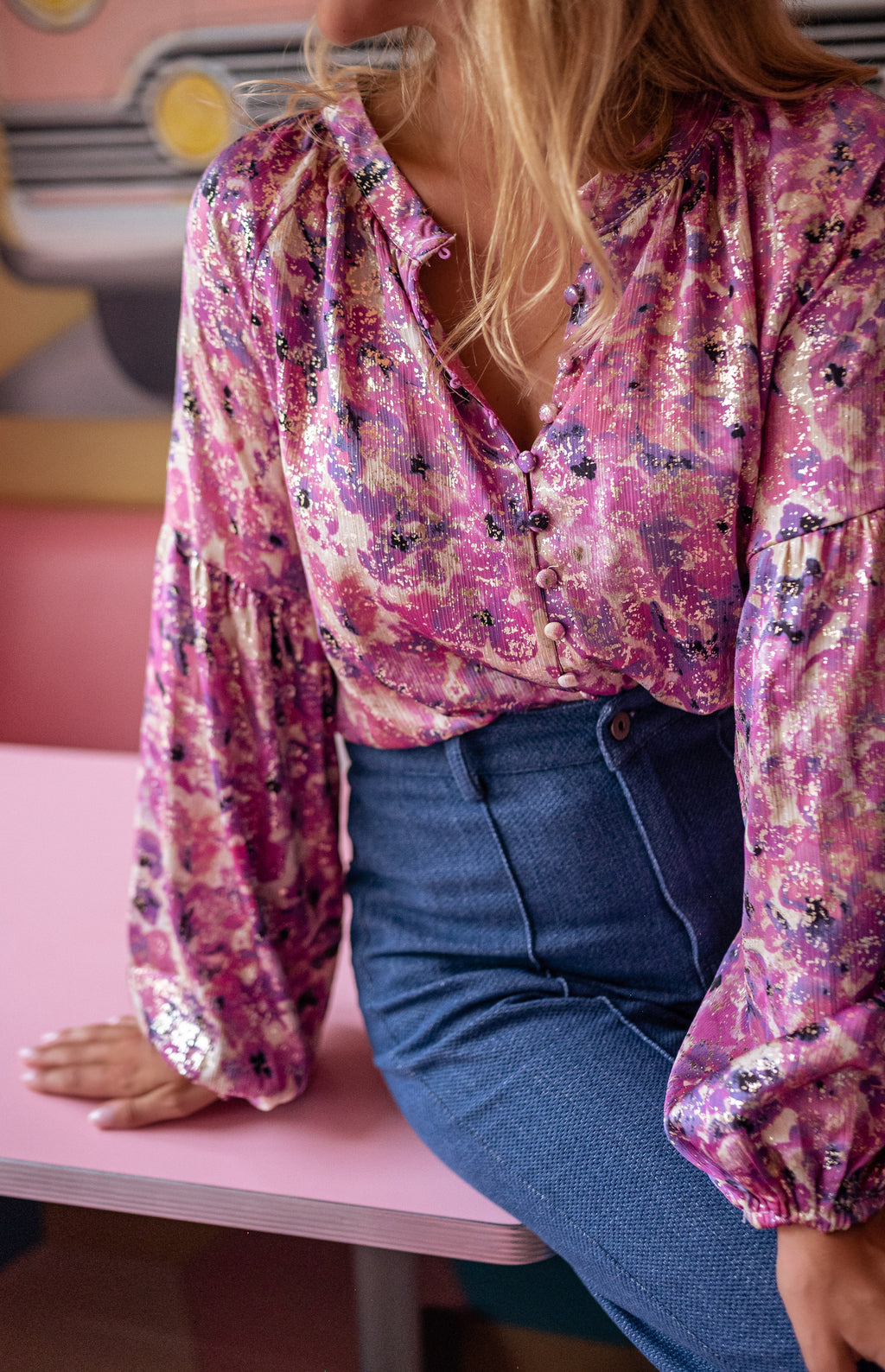 Blouse Jackson - mauve